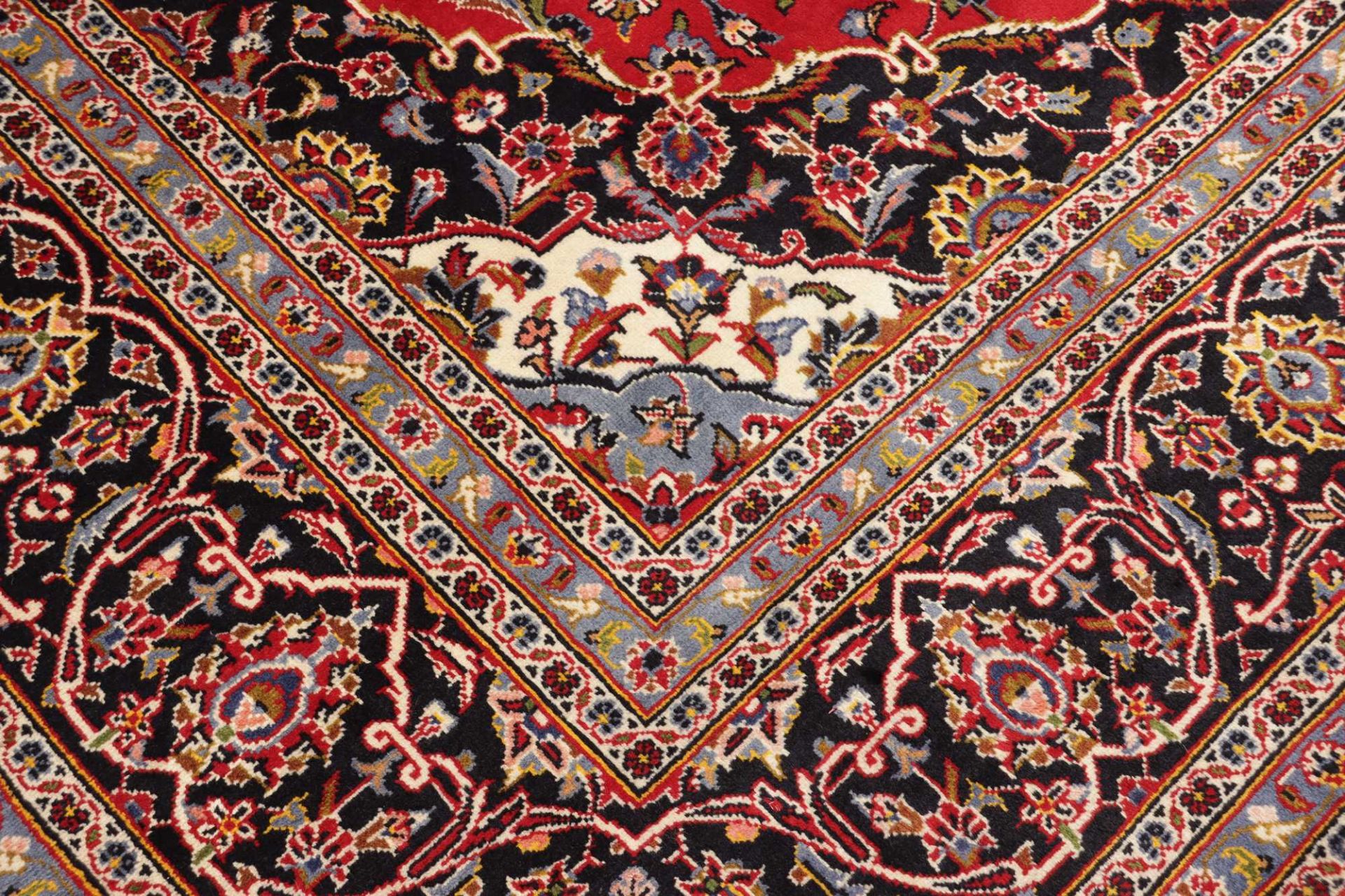 Handgeknüpfter Kashan Perserteppich 249 × 349 cm