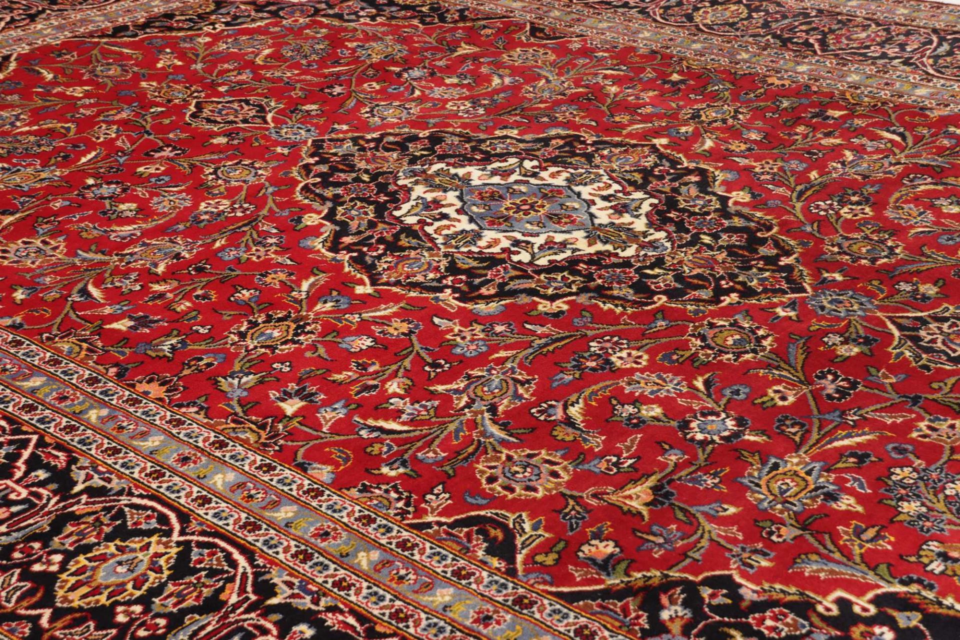 Handgeknüpfter Kashan Perserteppich 249 × 349 cm