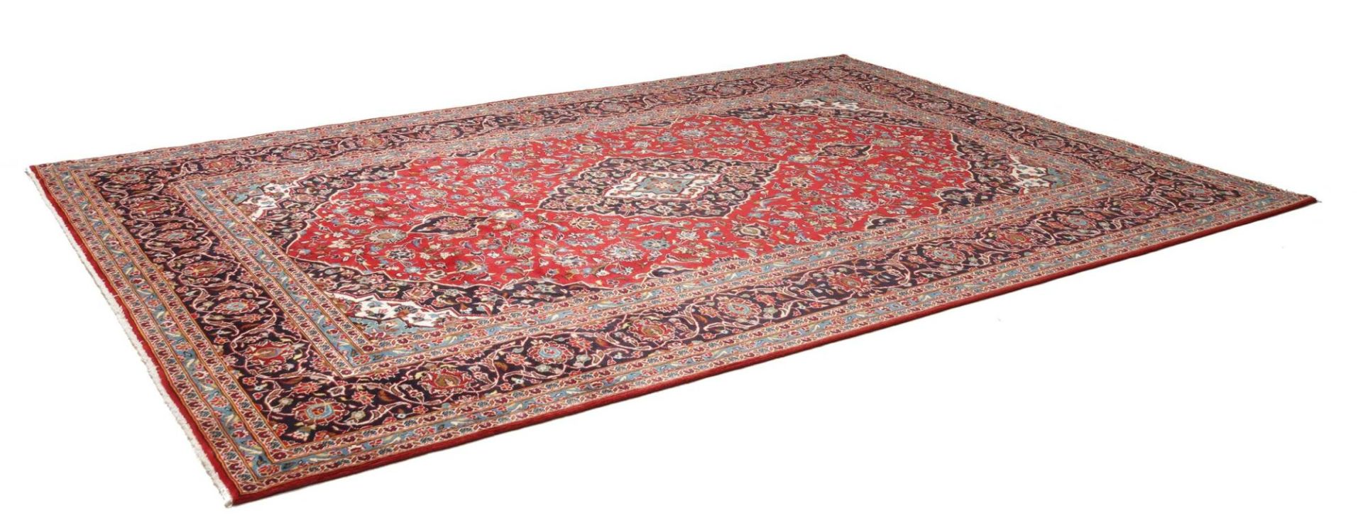 Kashan Perserteppich aus Iran, 248 × 352 cm