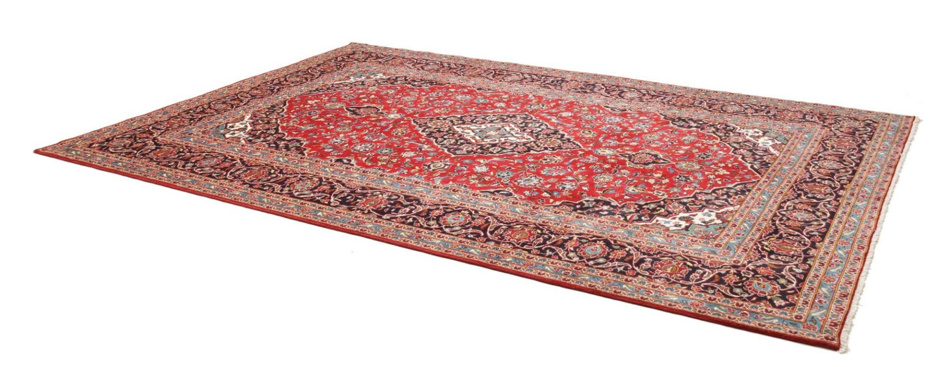 Kashan Perserteppich aus Iran, 248 × 352 cm