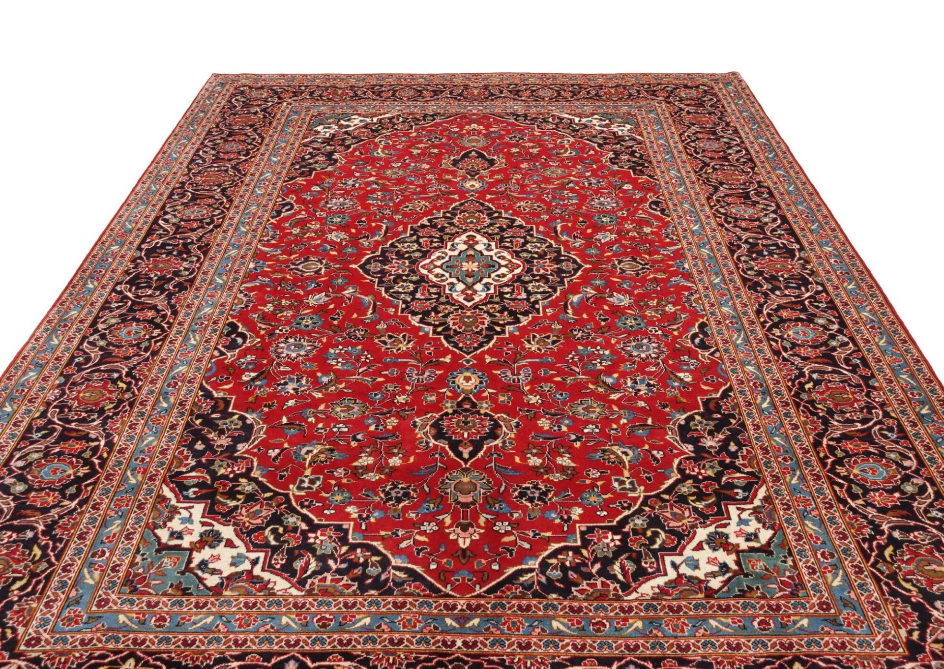 Kashan Perserteppich aus Iran, 248 × 352 cm