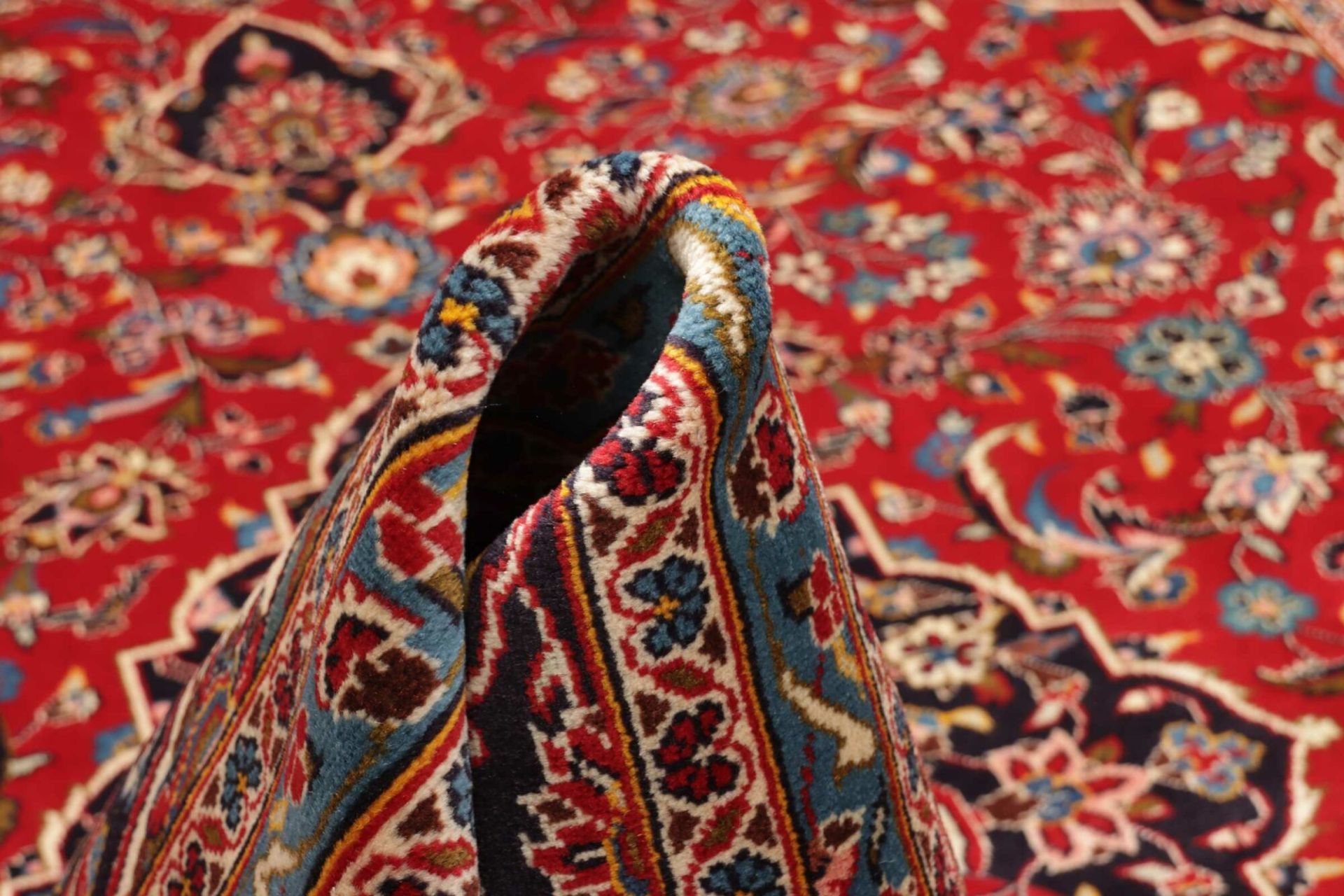 Kashan Perserteppich aus Iran, 248 × 352 cm