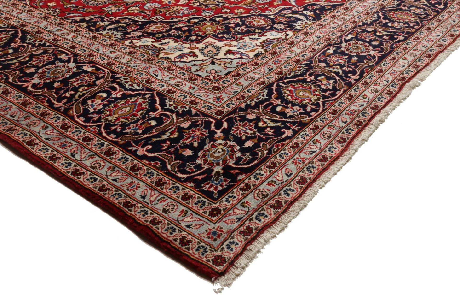 Kashan Perserteppich aus Iran, 247 × 348 cm