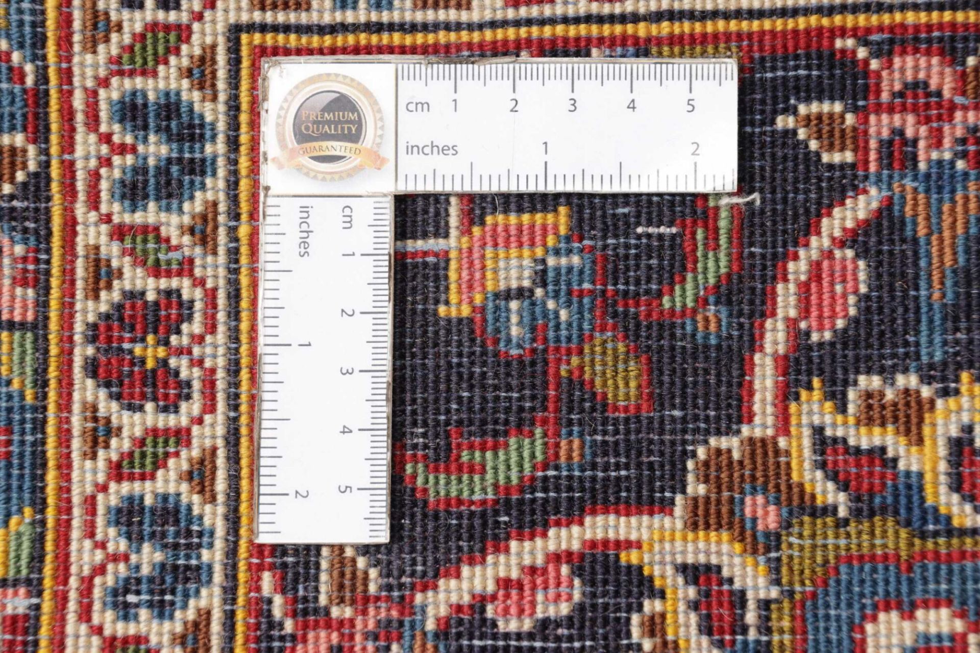 Handgeknüpfter Kashan Perserteppich, 247 × 346 cm, Wolle