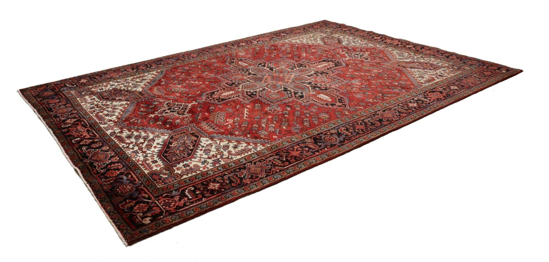 Heriz Perserteppich aus Iran, 253 × 357 cm