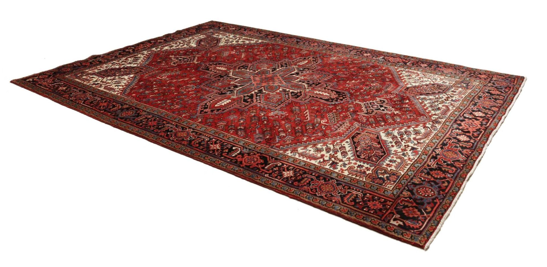 Heriz Perserteppich aus Iran, 253 × 357 cm