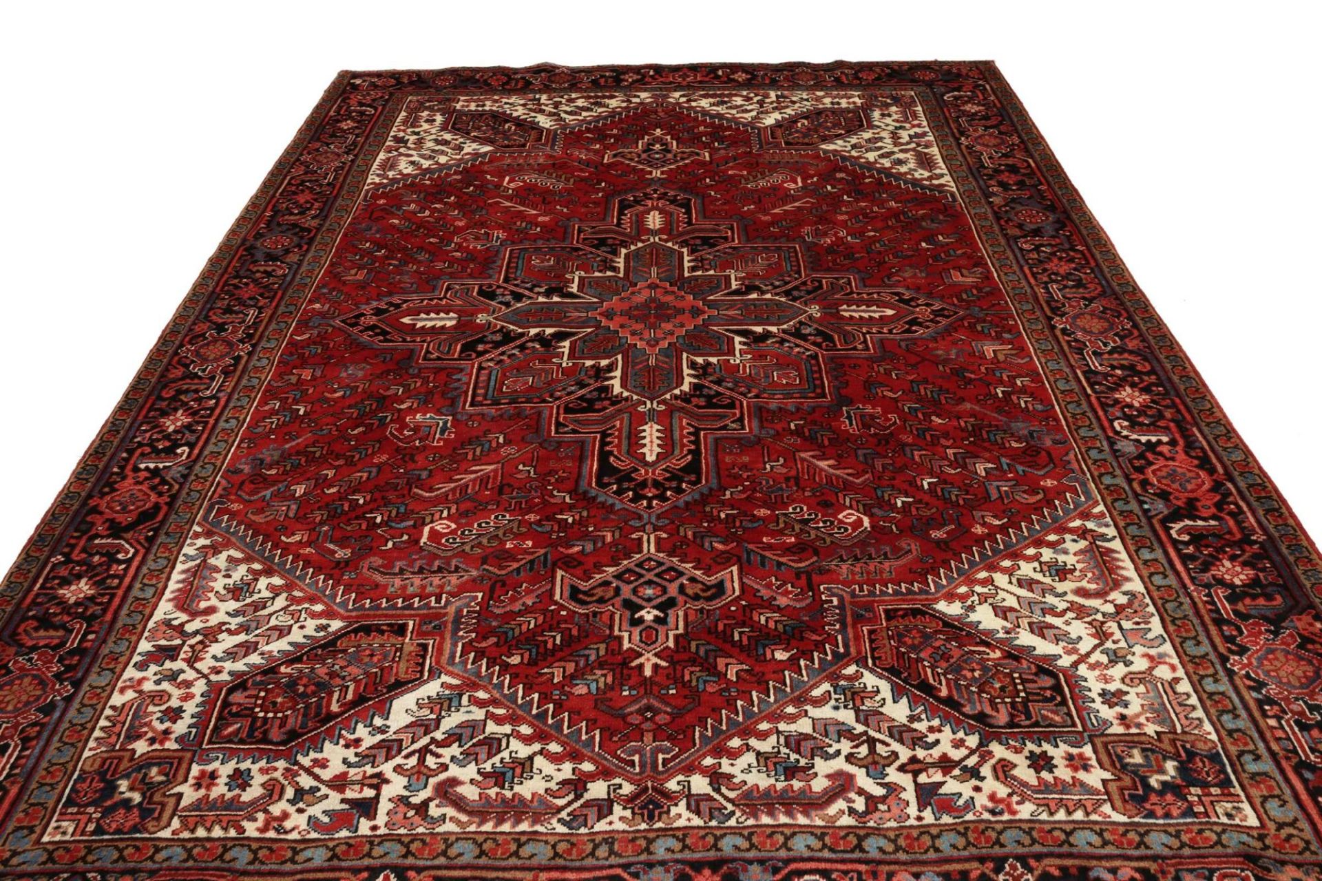 Heriz Perserteppich aus Iran, 253 × 357 cm