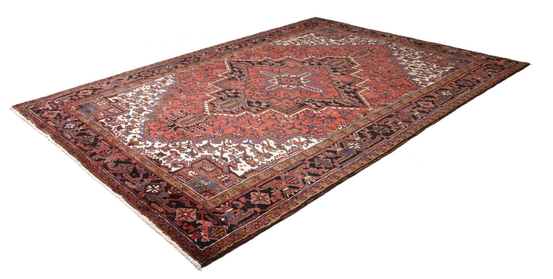 perserteppich-heriz-241-x-332-cm-schurwolle-handgeknupft-rustikal-10 Handgeknüpfter Heriz Perserteppich 241 × 332 cm