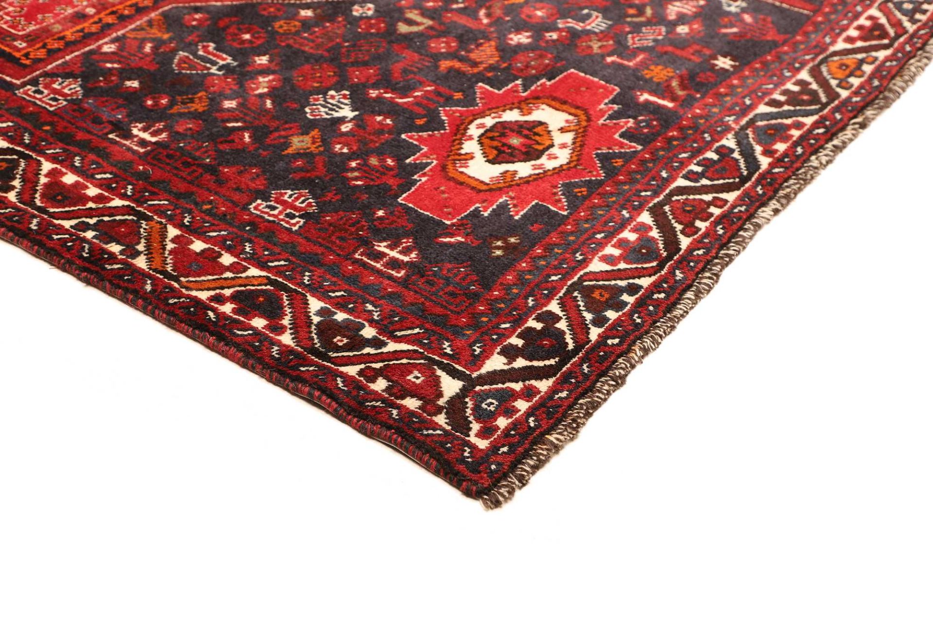 Shiraz Perserteppich 236 × 336 cm aus Wolle, handgeknüpft