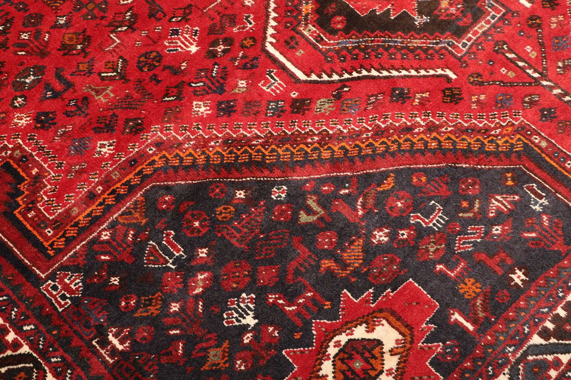 Shiraz Perserteppich 236 × 336 cm aus Wolle, handgeknüpft