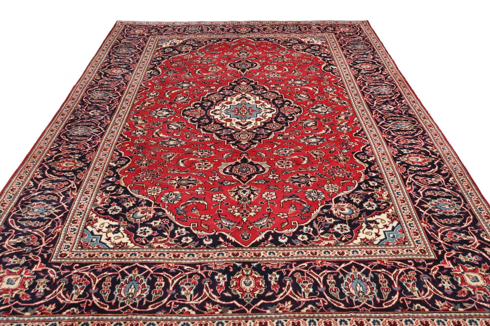 Kashan Perserteppich aus Iran, 247 × 344 cm