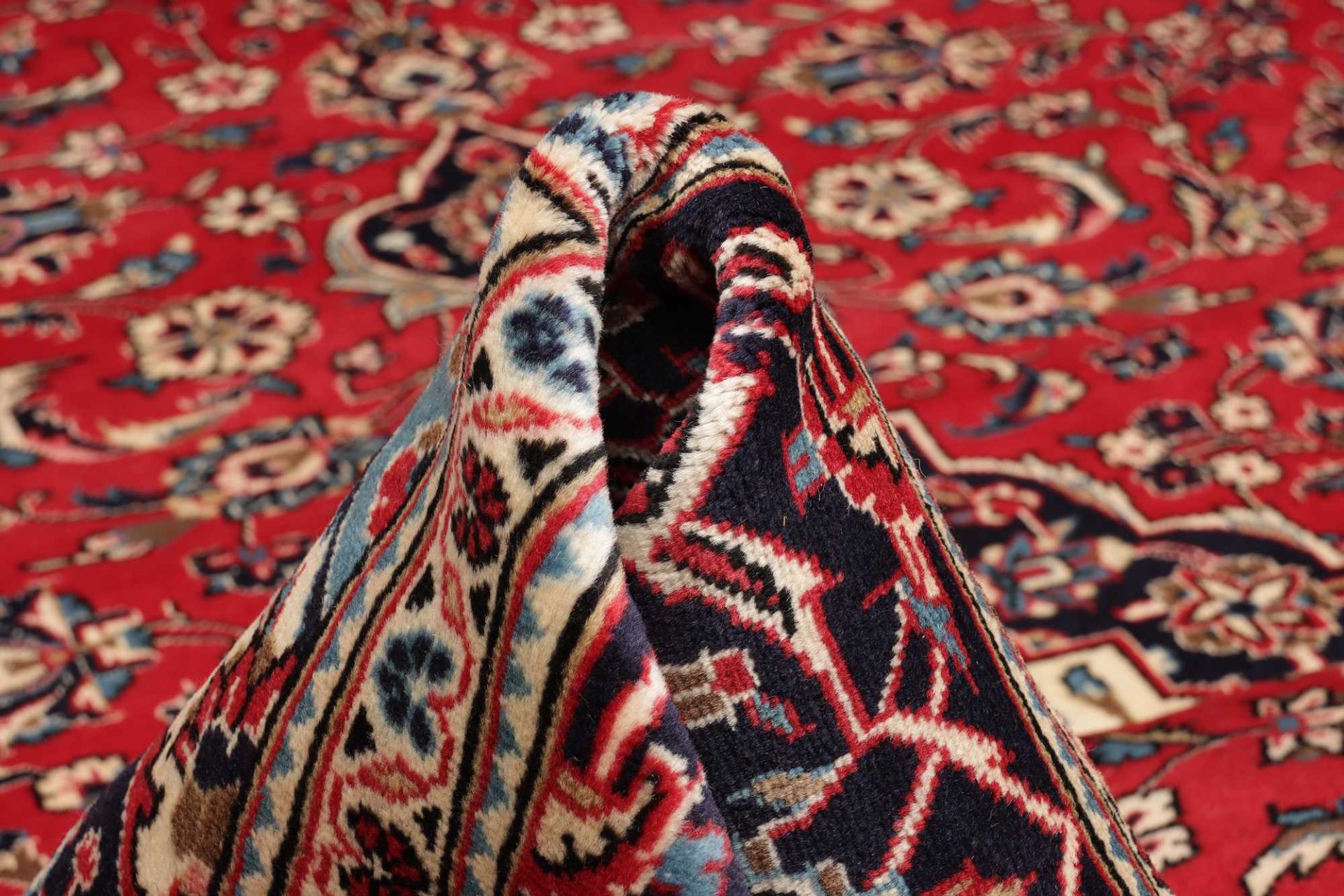 Kashan Perserteppich aus Iran, 247 × 344 cm