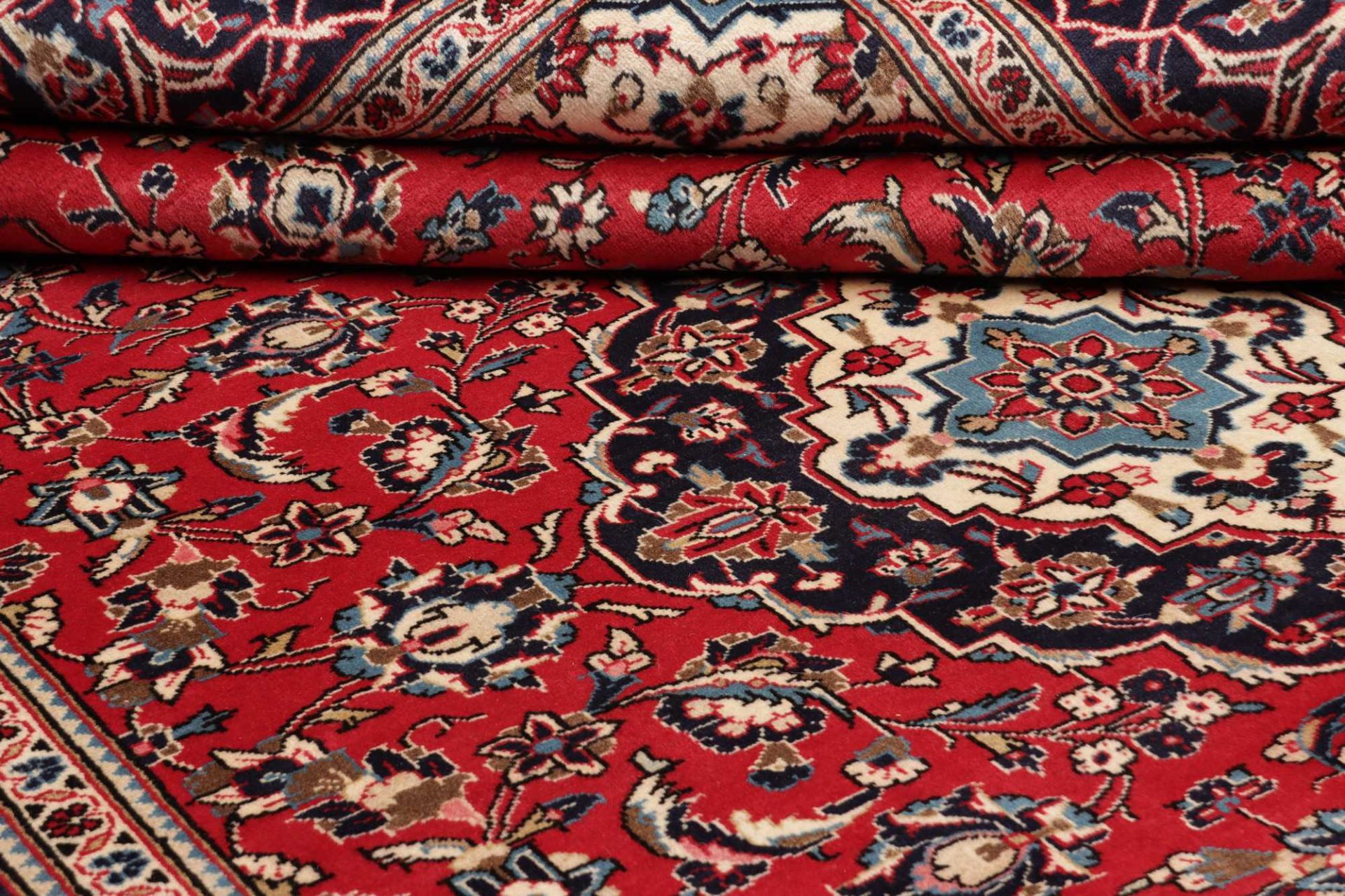 Kashan Perserteppich aus Iran, 247 × 344 cm