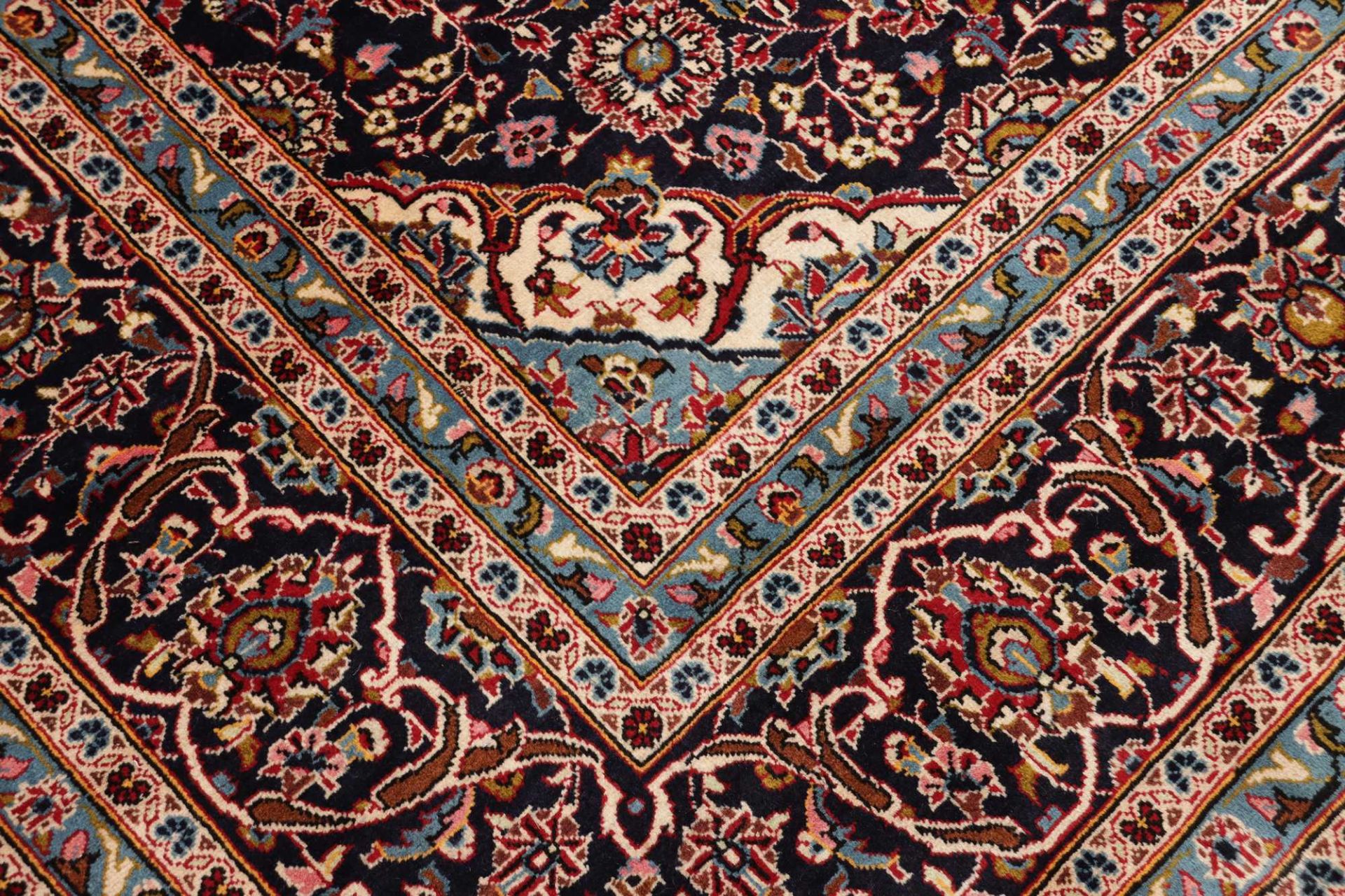 Handgeknüpfter Kashan Perserteppich, 246 × 359 cm, Wolle
