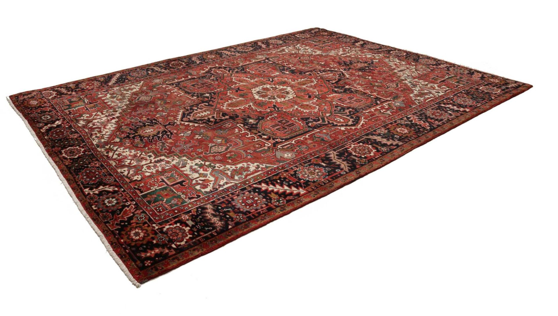 Handgeknüpfter Heriz Perserteppich 271 × 352 cm