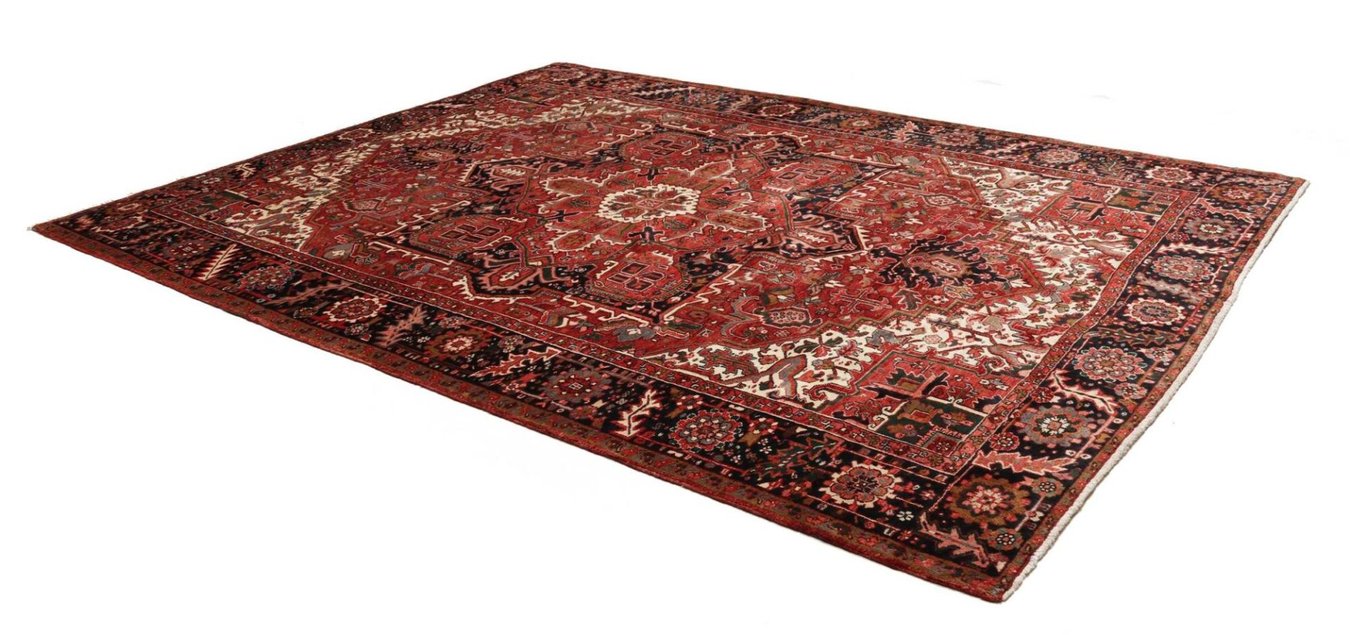 Handgeknüpfter Heriz Perserteppich 271 × 352 cm