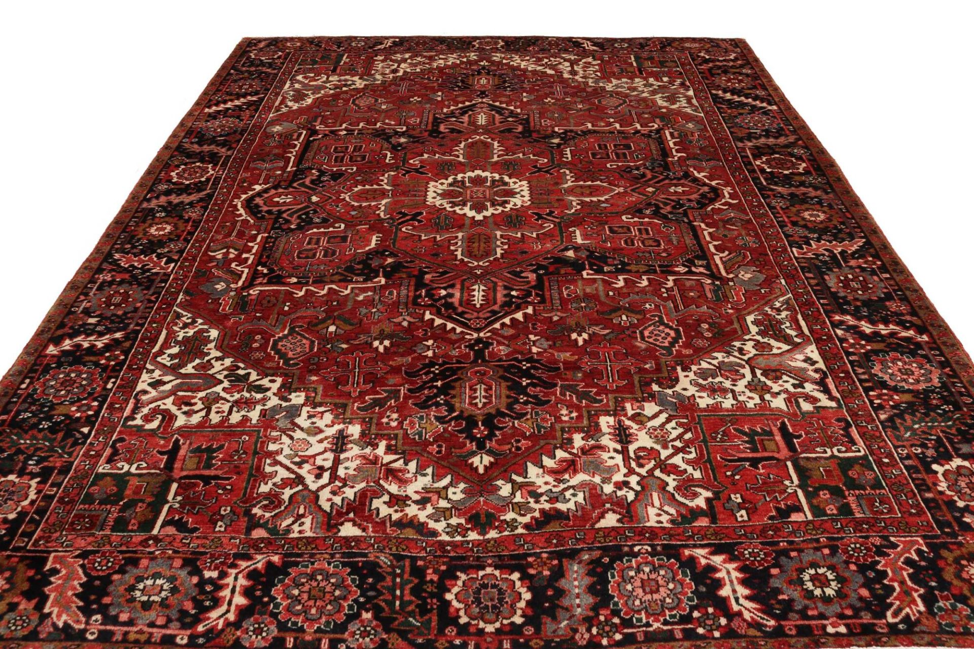 Handgeknüpfter Heriz Perserteppich 271 × 352 cm