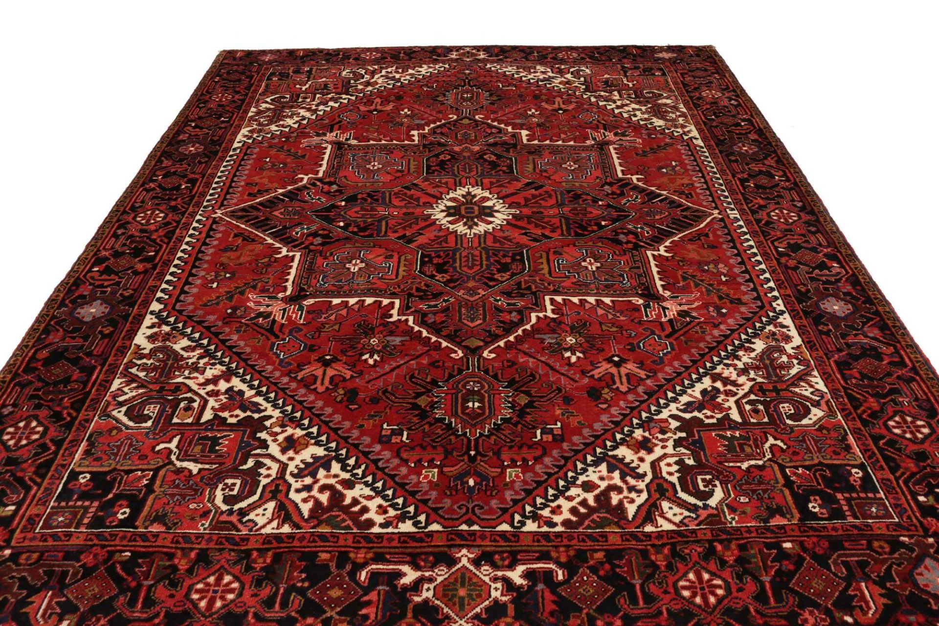 Heriz Perserteppich 261 × 329 cm aus Wolle, handgeknüpft