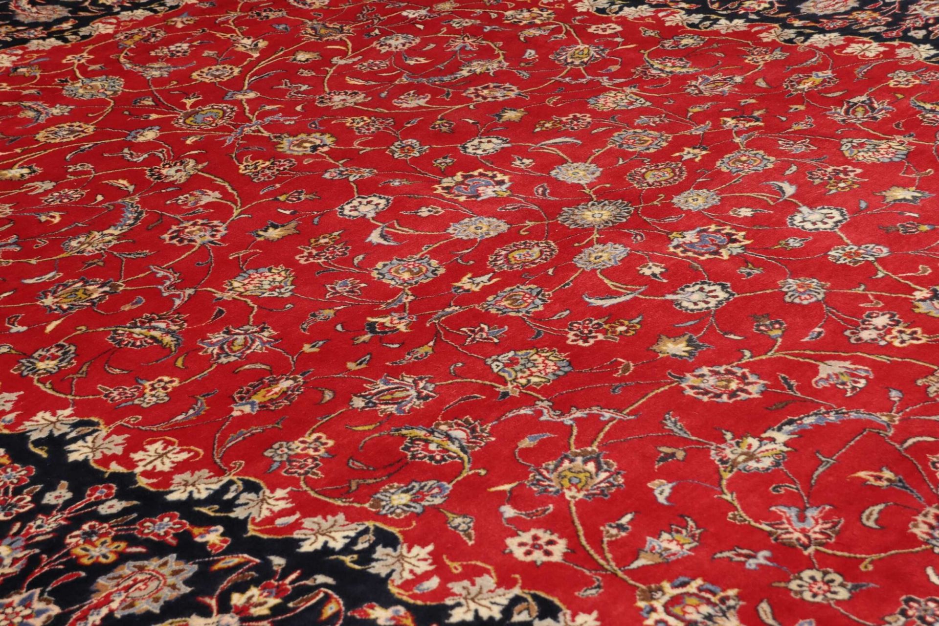 Kashan Perserteppich 251 × 349 cm aus Wolle, handgeknüpft