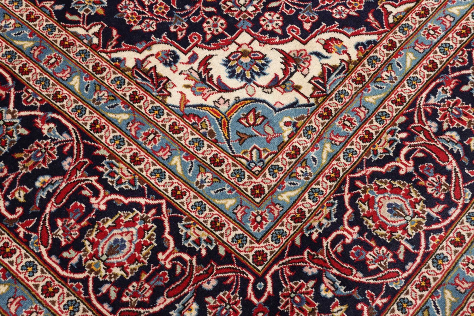 Kashan Perserteppich 249 × 346 cm aus Wolle, handgeknüpft