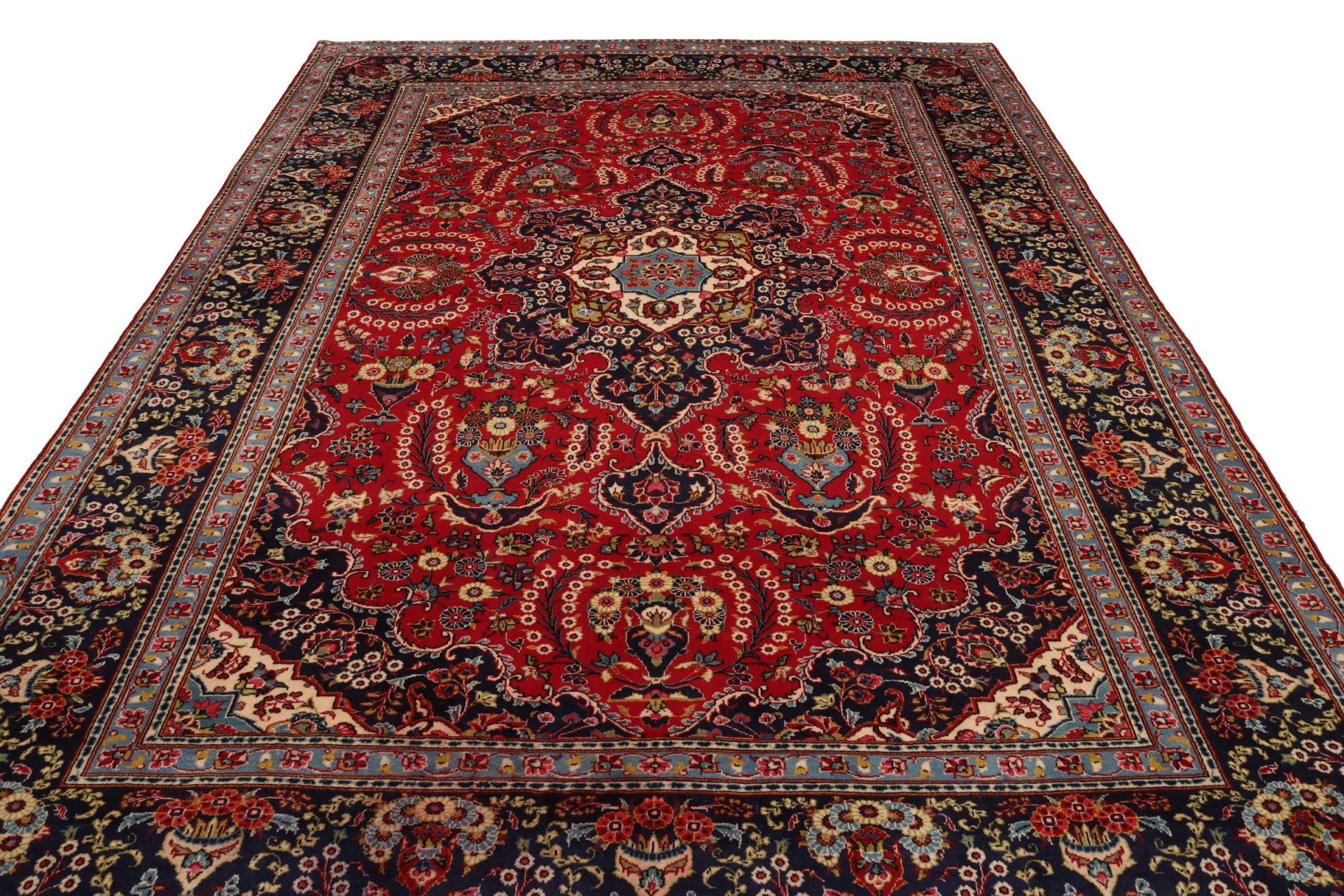 Kashan Perserteppich aus Iran, 256 × 361 cm