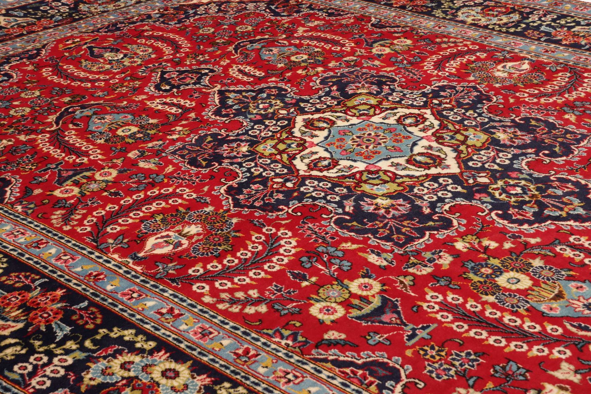 Kashan Perserteppich aus Iran, 256 × 361 cm