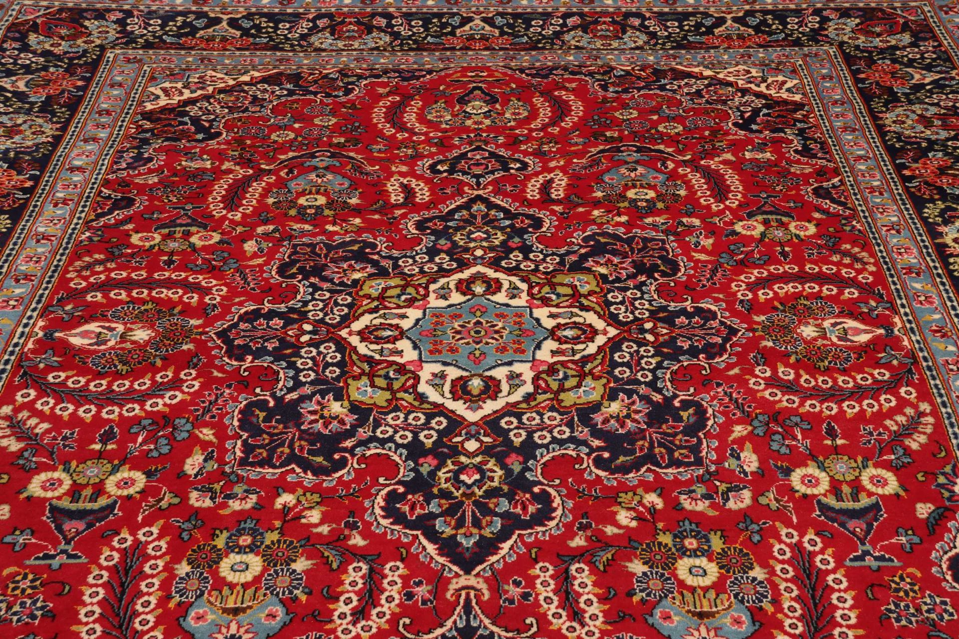 Kashan Perserteppich aus Iran, 256 × 361 cm