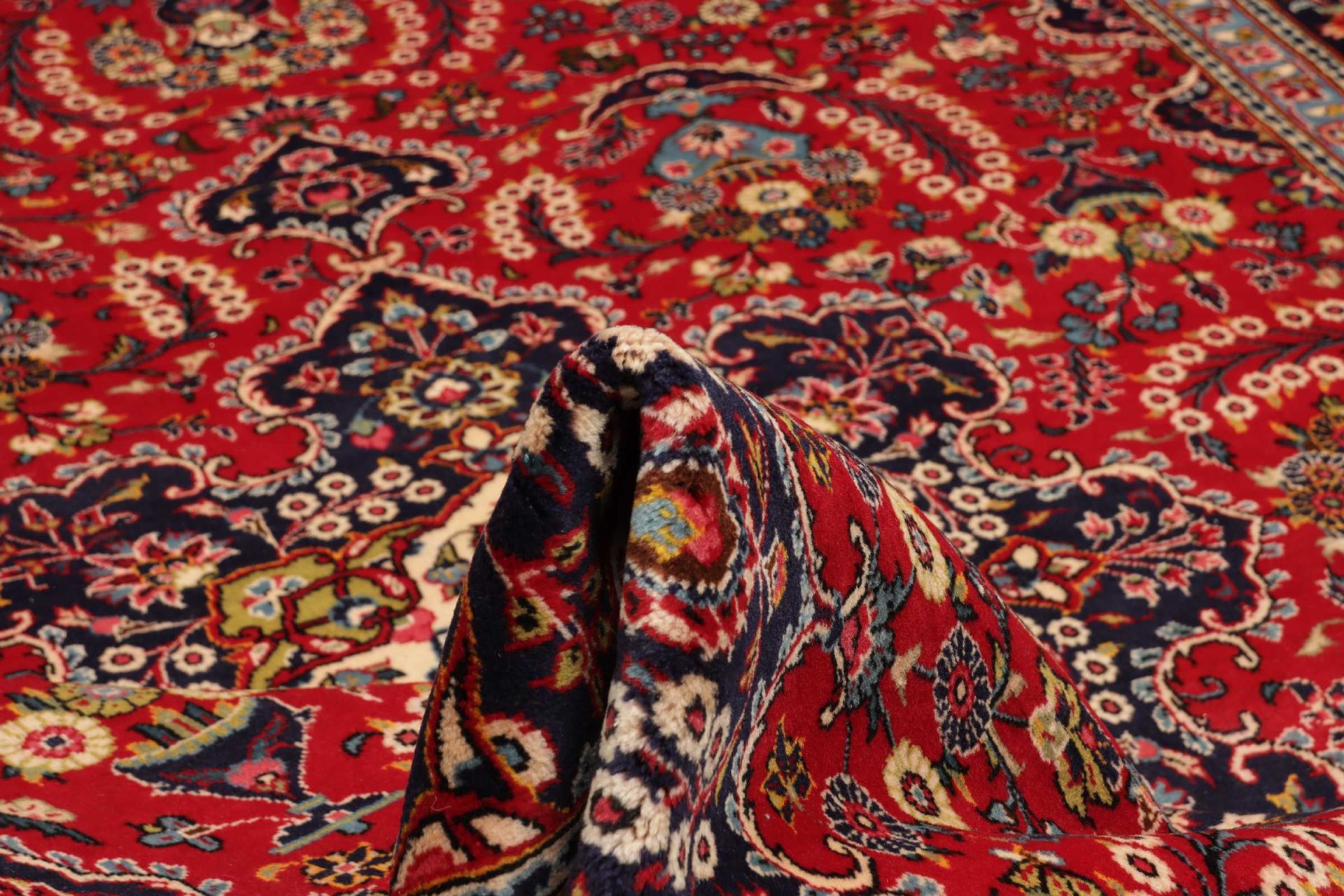 Kashan Perserteppich aus Iran, 256 × 361 cm