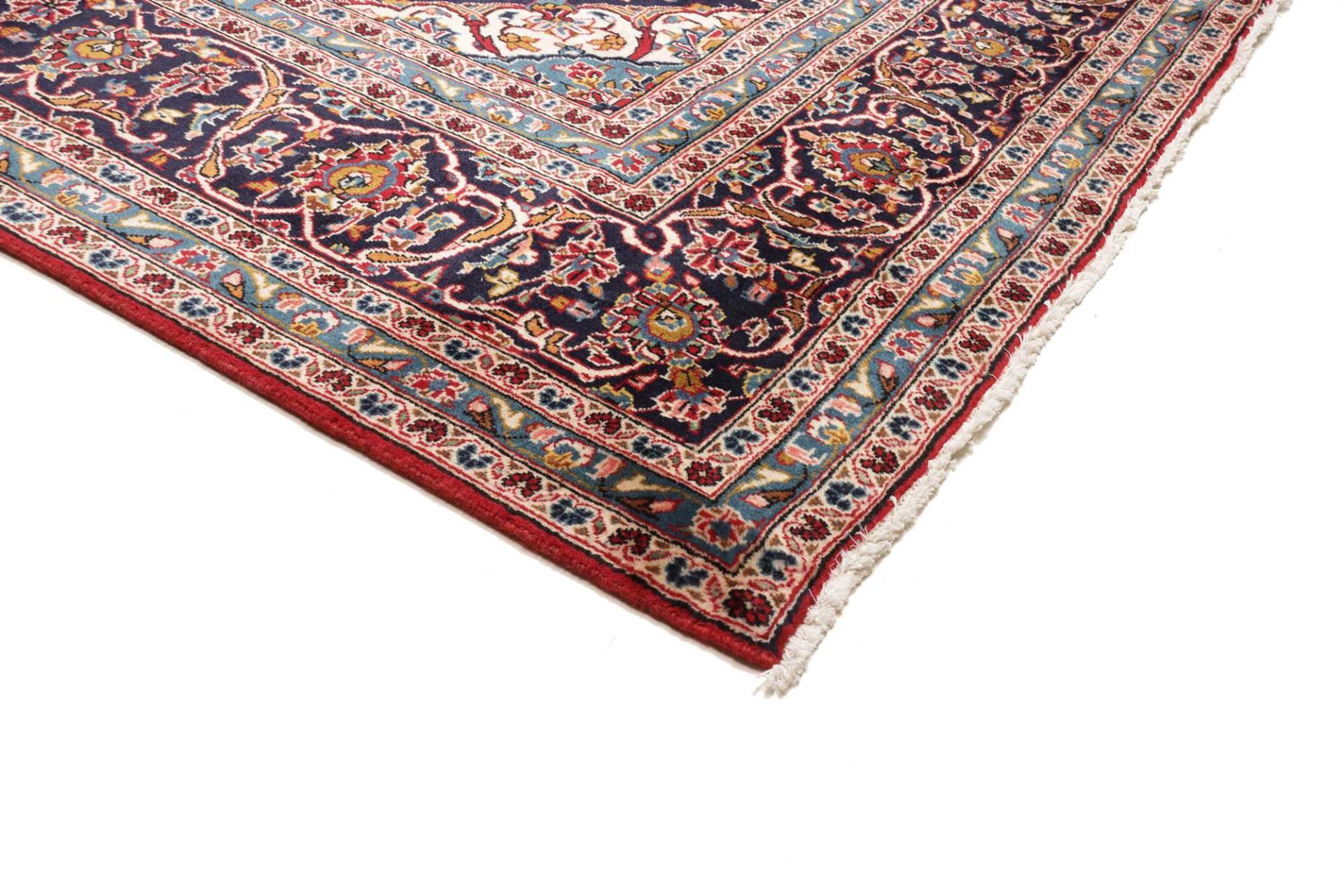Kashan Perserteppich aus Iran, 245 × 359 cm