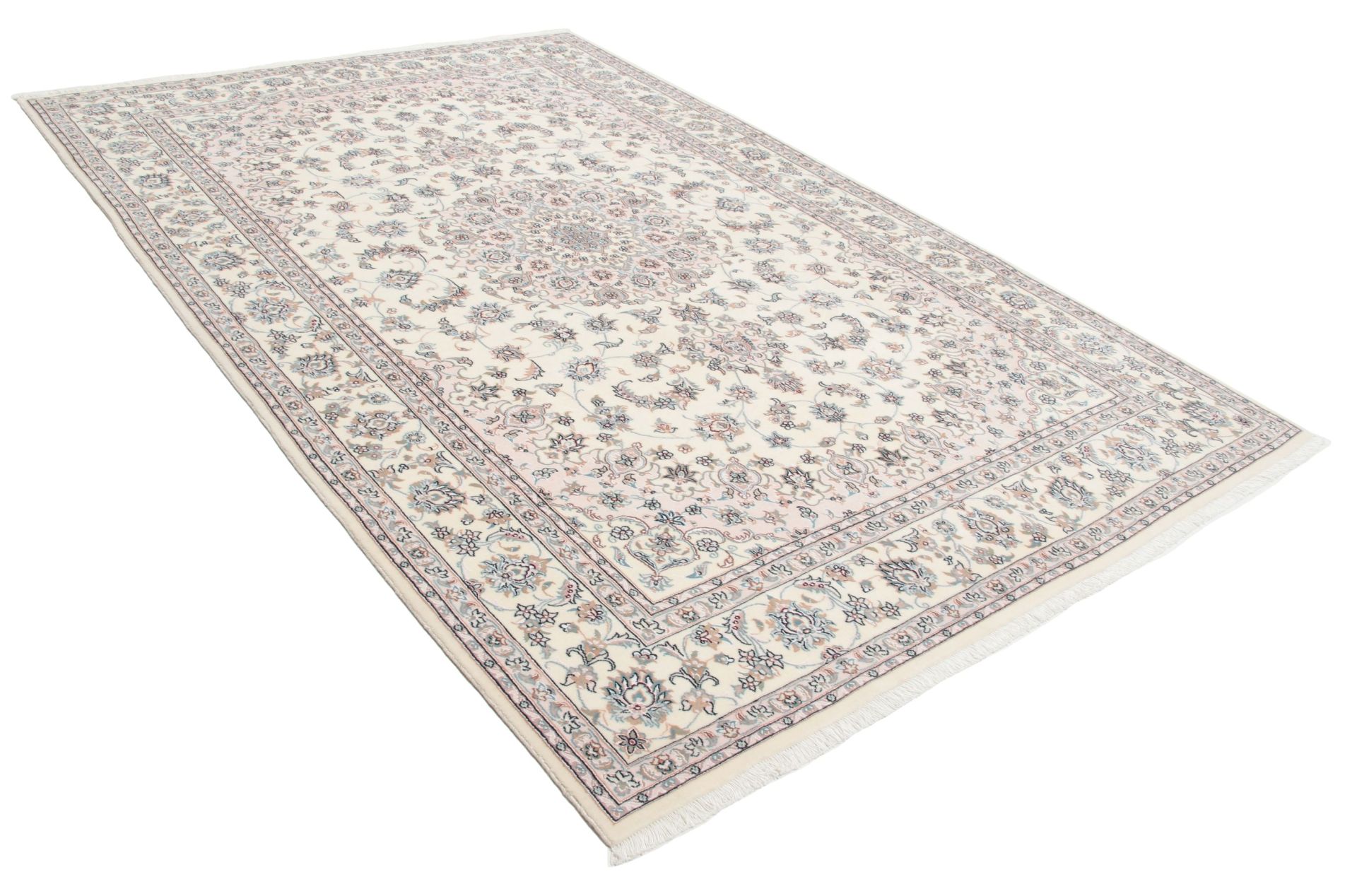 Isfahan Perserteppich aus Iran, 204 × 312 cm