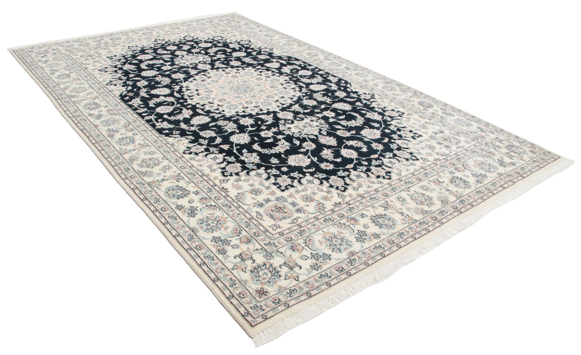 Isfahan Perserteppich aus Iran, 205 × 310 cm