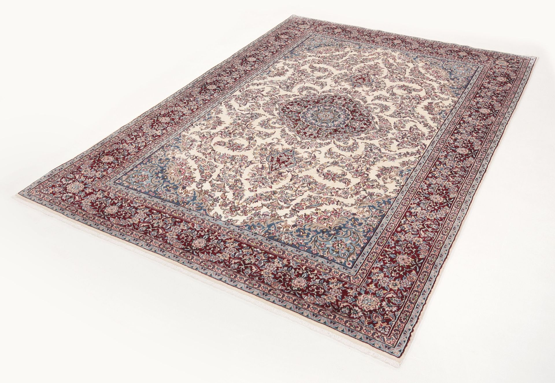 Kerman Perserteppich 196 × 297 cm aus Wolle, handgeknüpft