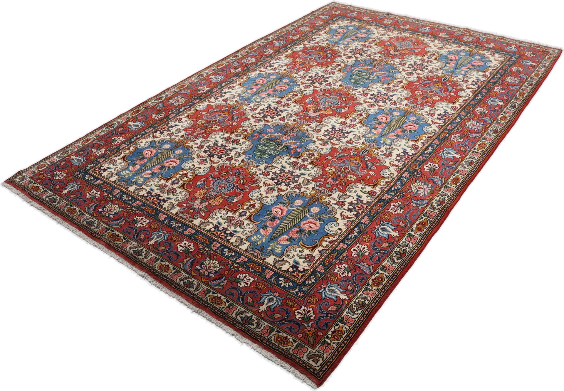 Bakhtiari Perserteppich aus Iran, 208 × 325 cm