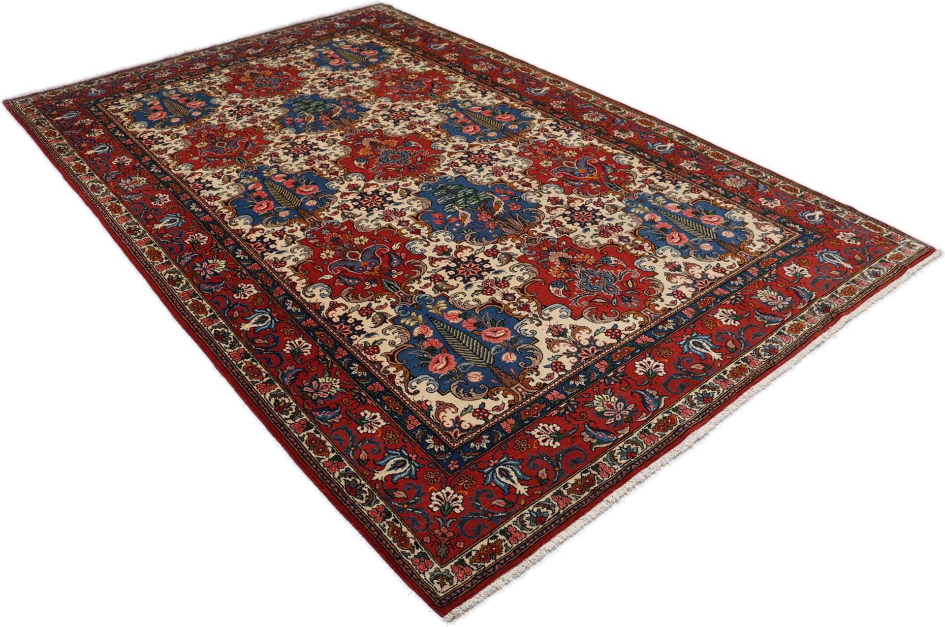 Bakhtiari Perserteppich aus Iran, 208 × 325 cm