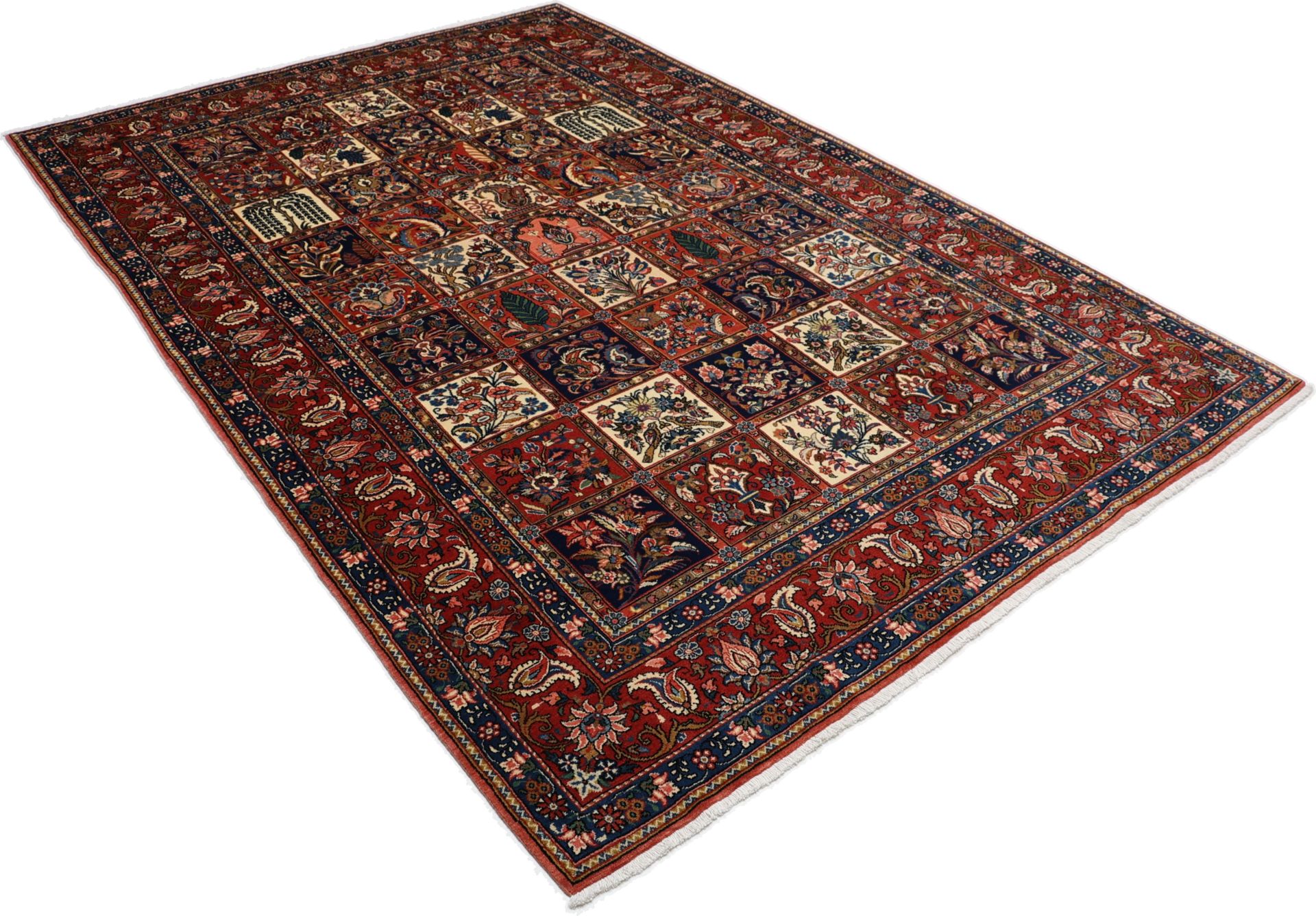 Bakhtiari Perserteppich aus Iran, 202 × 300 cm