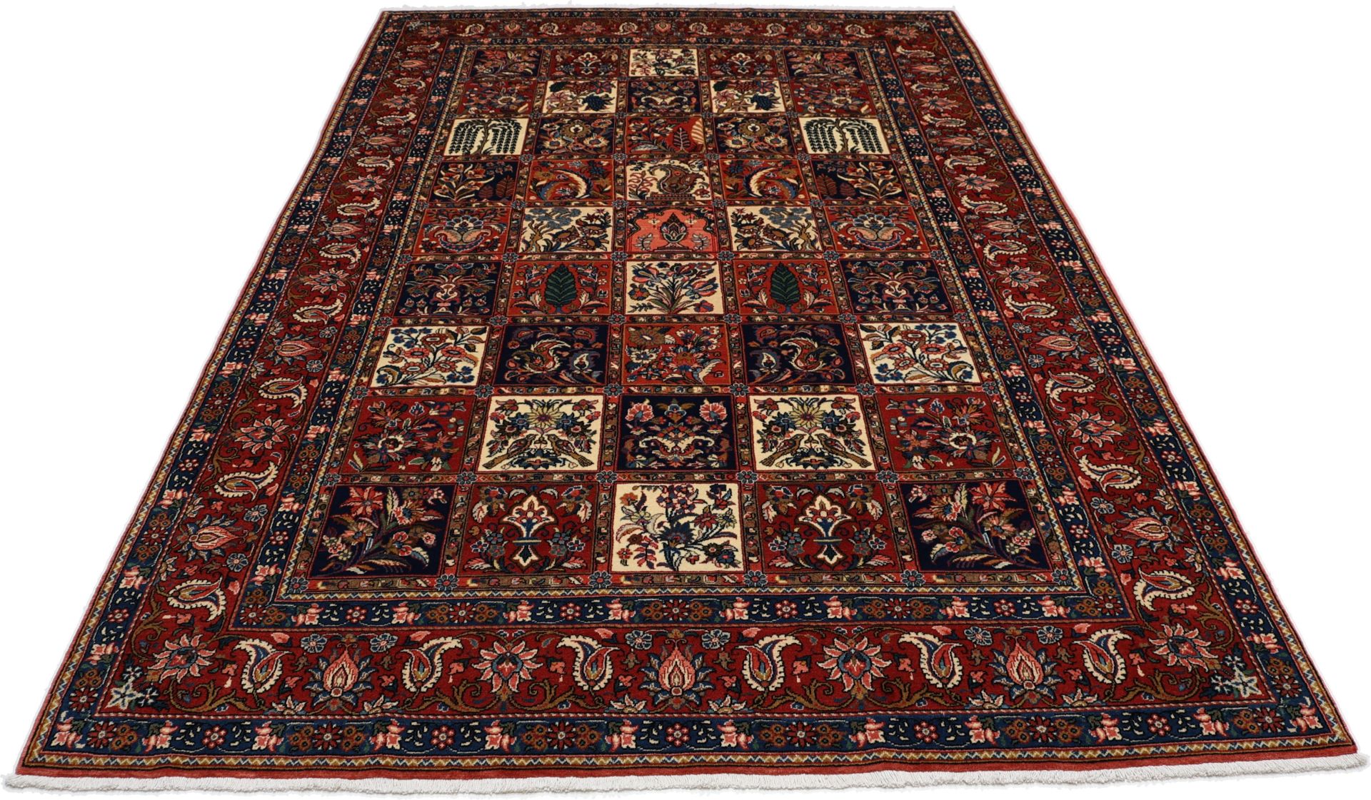 Bakhtiari Perserteppich aus Iran, 202 × 300 cm