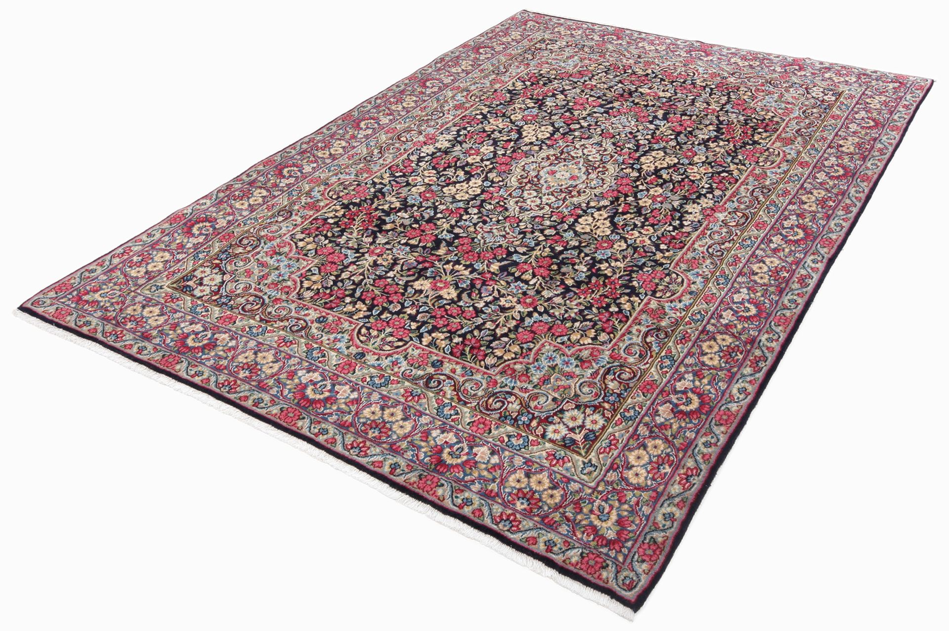 Kerman Perserteppich aus Iran, 202 × 303 cm
