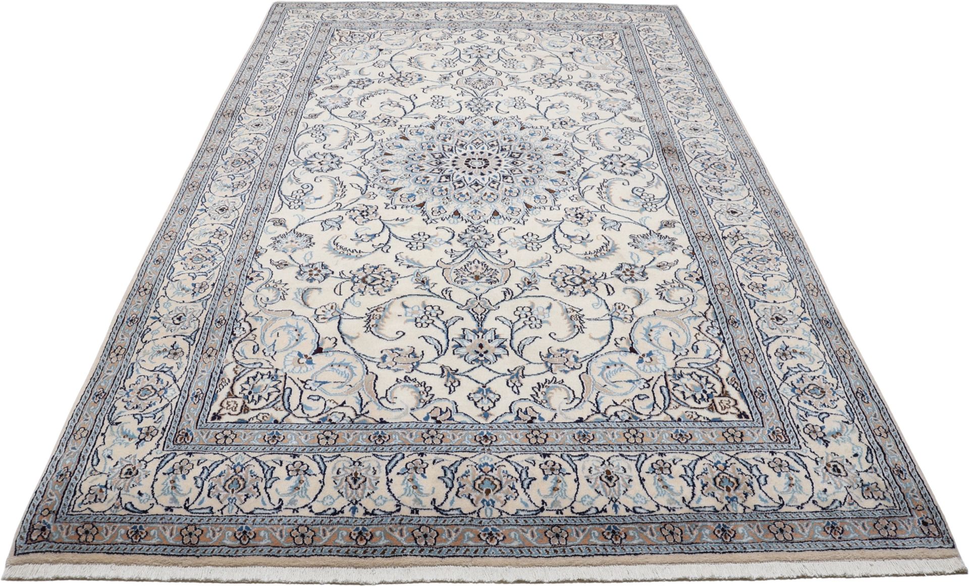 Nain Perserteppich 196 × 306 cm aus Wolle, handgeknüpft