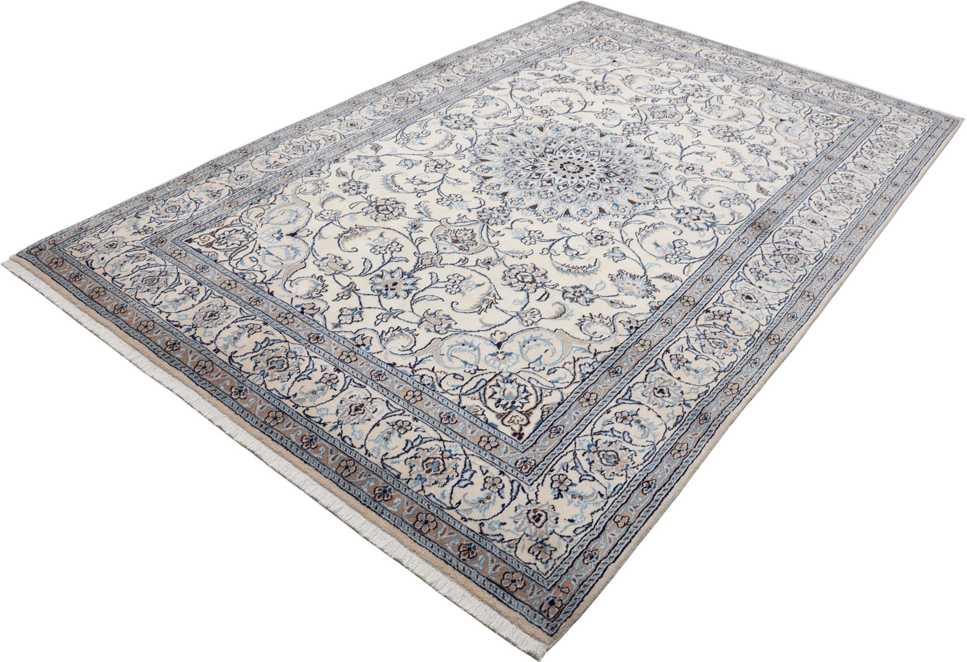 Nain Perserteppich 196 × 306 cm aus Wolle, handgeknüpft