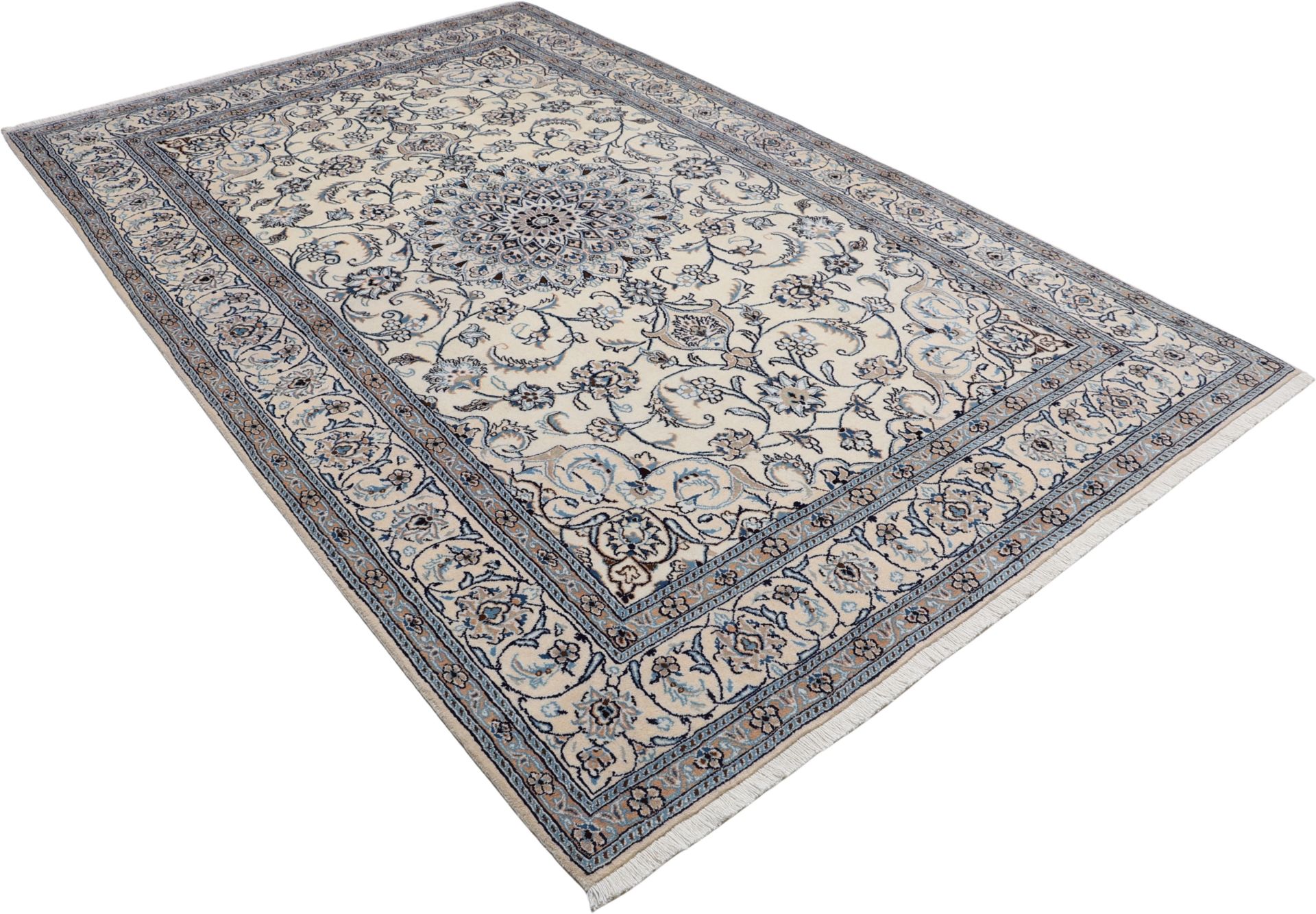 Nain Perserteppich 196 × 306 cm aus Wolle, handgeknüpft