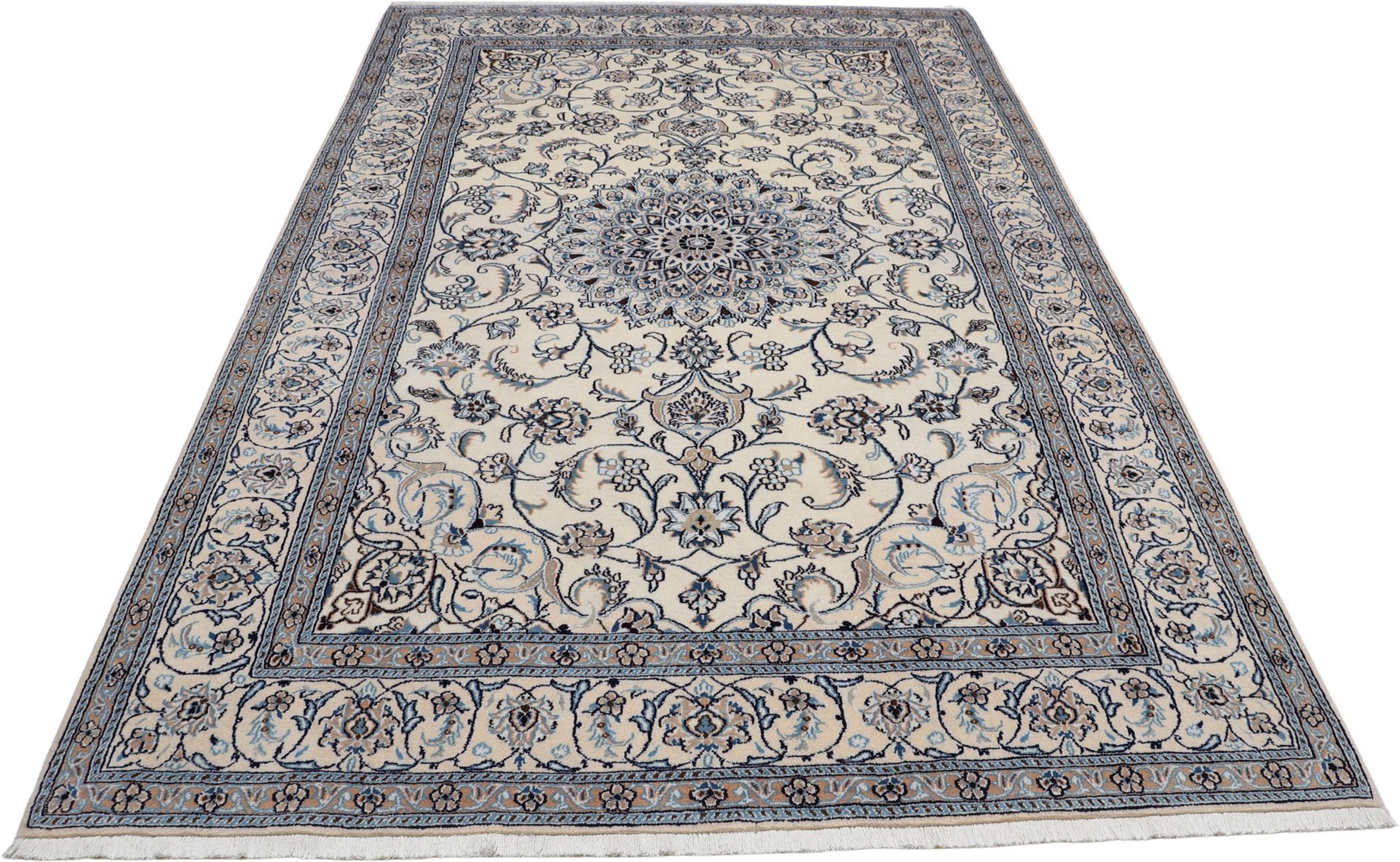 Nain Perserteppich 196 × 306 cm aus Wolle, handgeknüpft