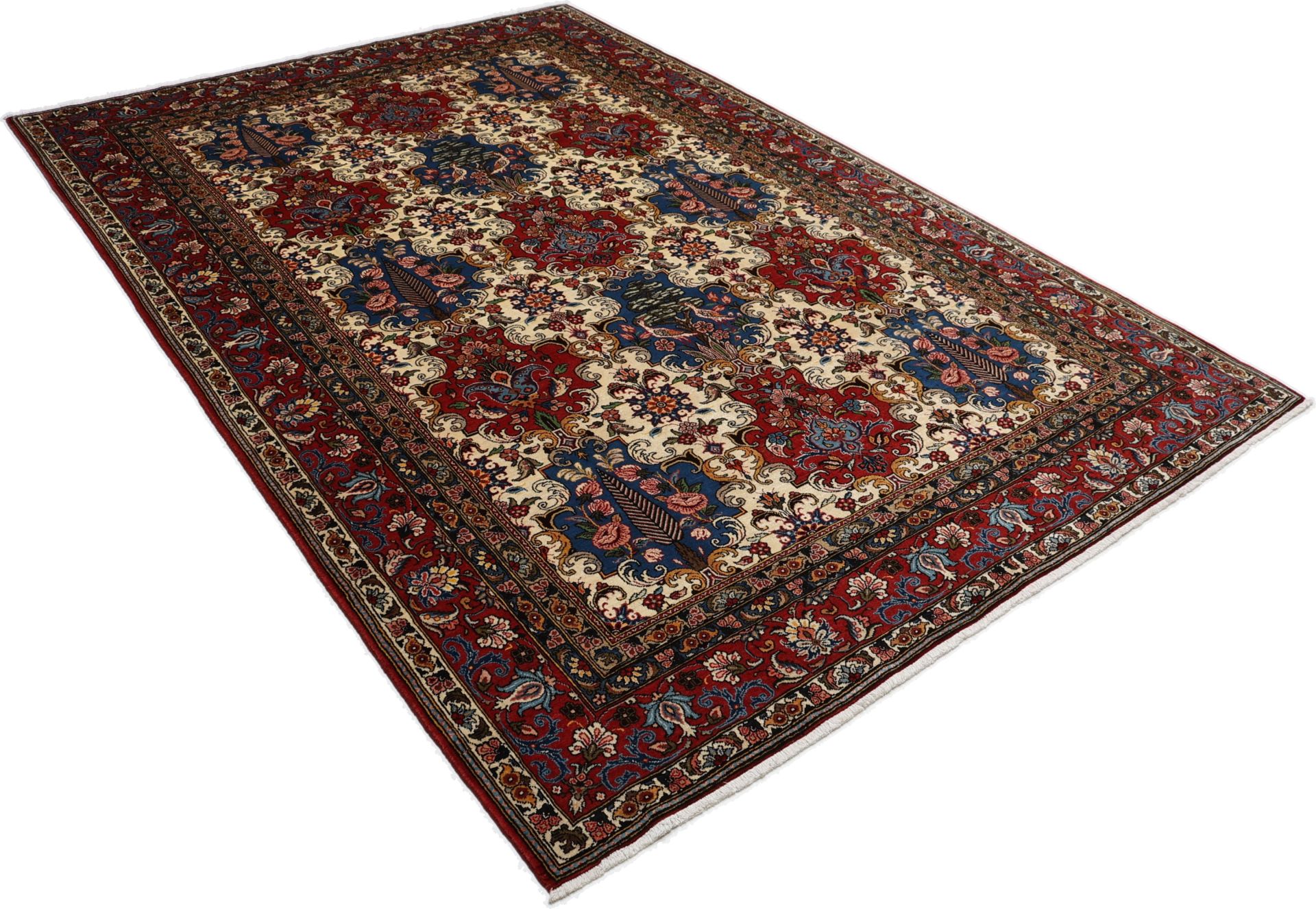 Handgeknüpfter Bakhtiari Perserteppich, 210 × 305 cm, Wolle