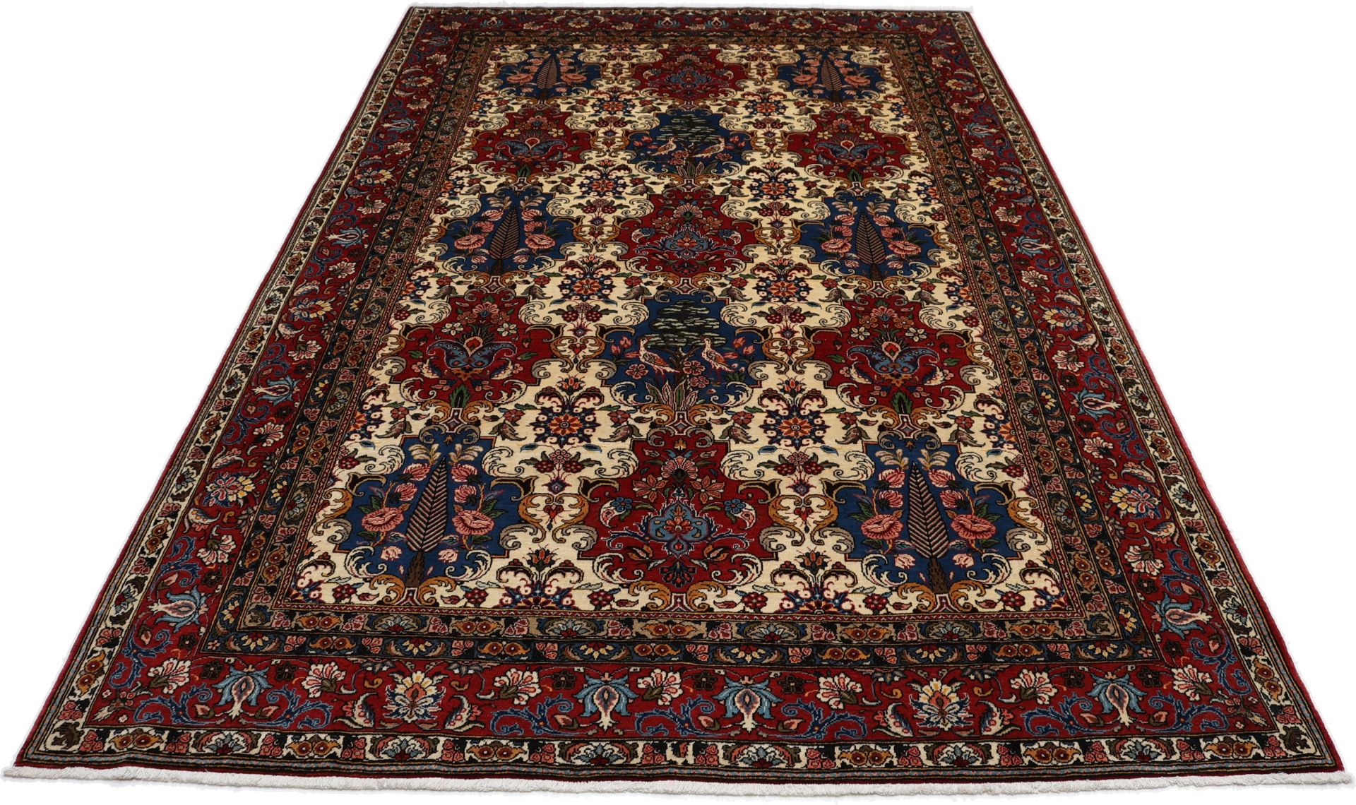 Handgeknüpfter Bakhtiari Perserteppich, 210 × 305 cm, Wolle