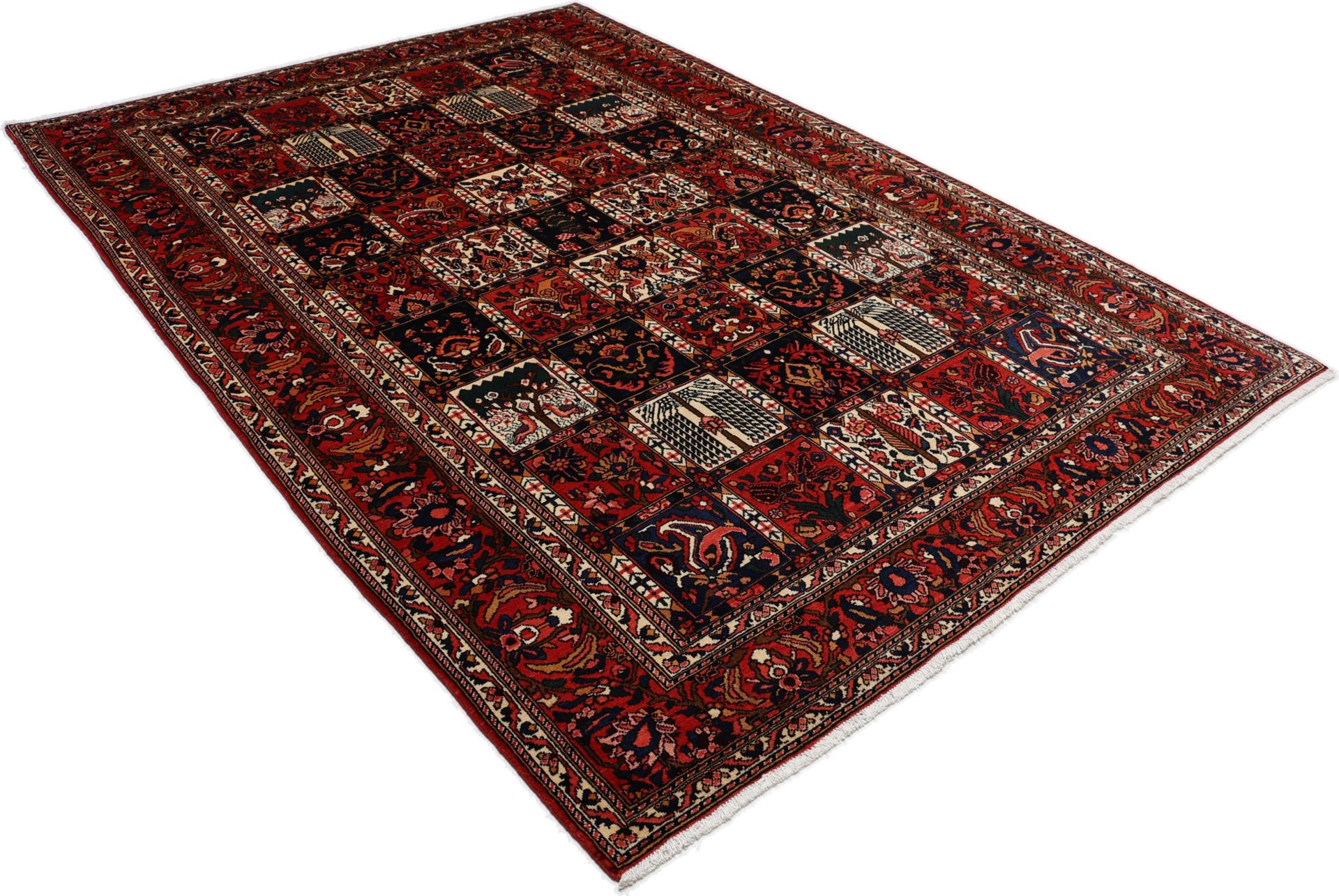 Bakhtiari Perserteppich aus Iran, 215 × 310 cm