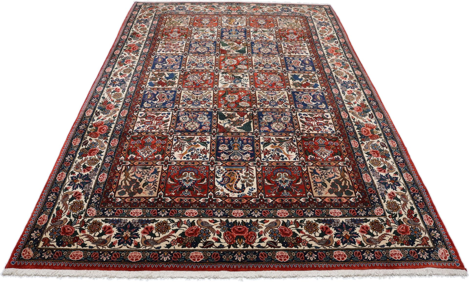 Bakhtiari Perserteppich 208 × 310 cm aus Wolle, handgeknüpft