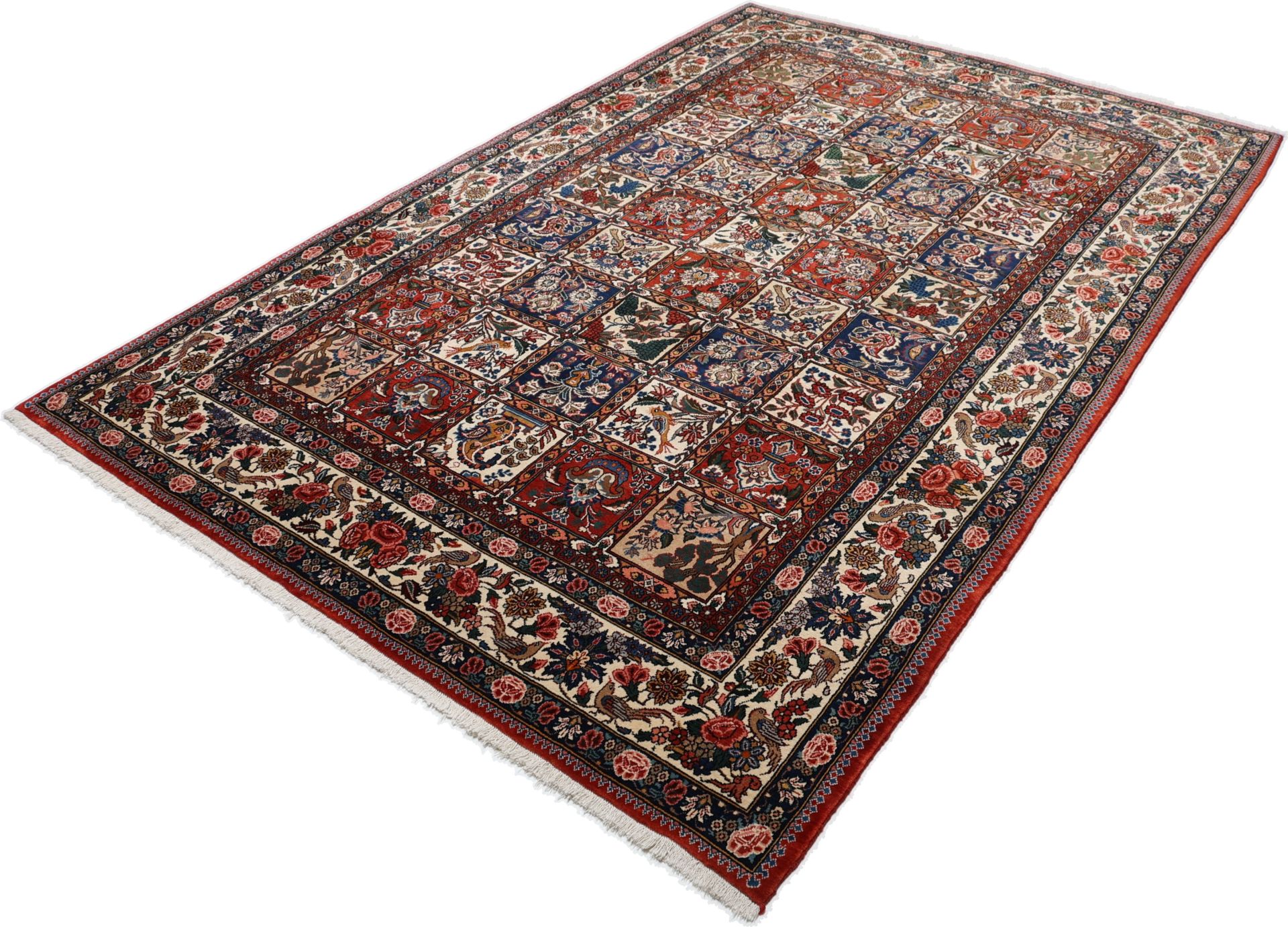 Bakhtiari Perserteppich 208 × 310 cm aus Wolle, handgeknüpft