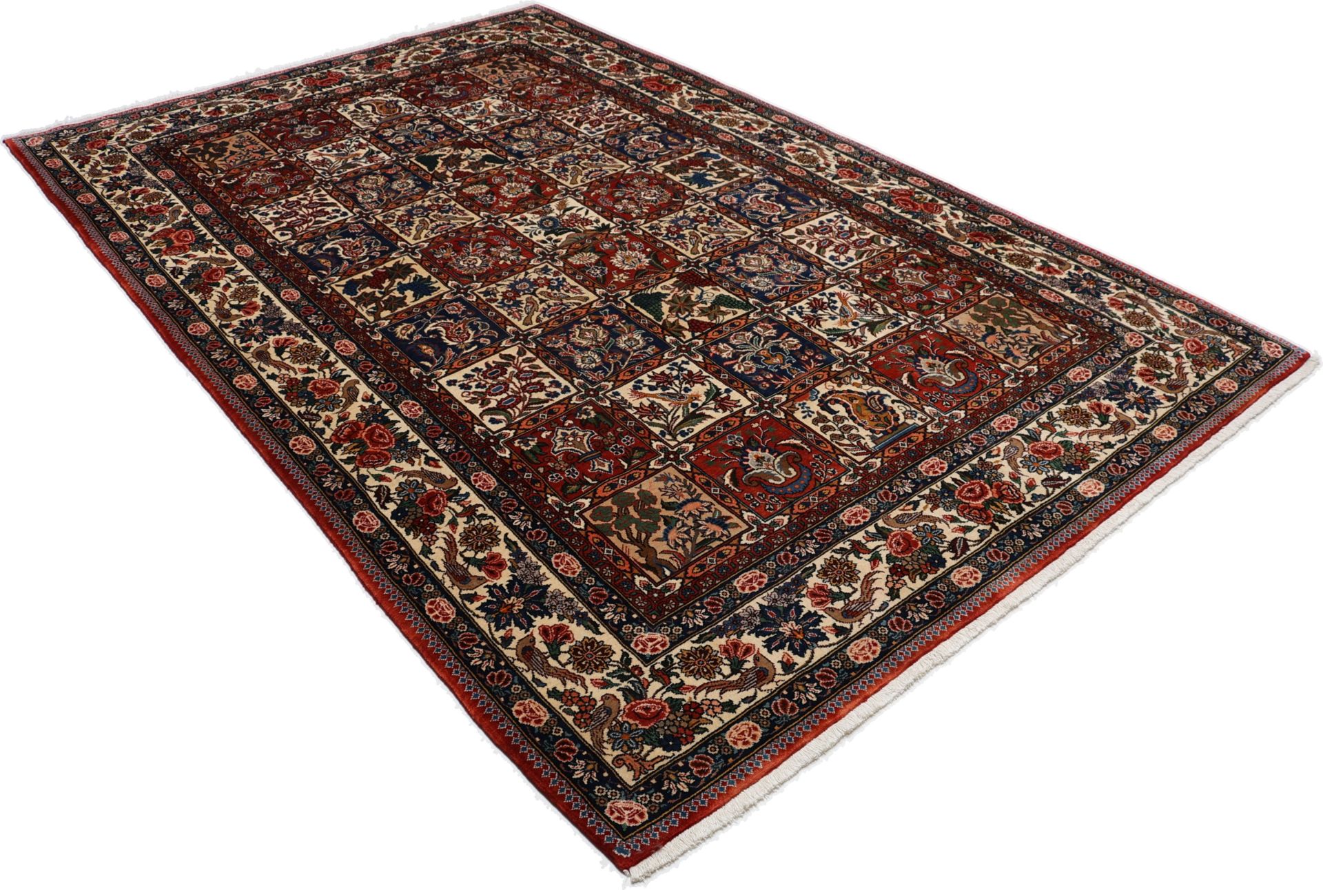 Bakhtiari Perserteppich 208 × 310 cm aus Wolle, handgeknüpft