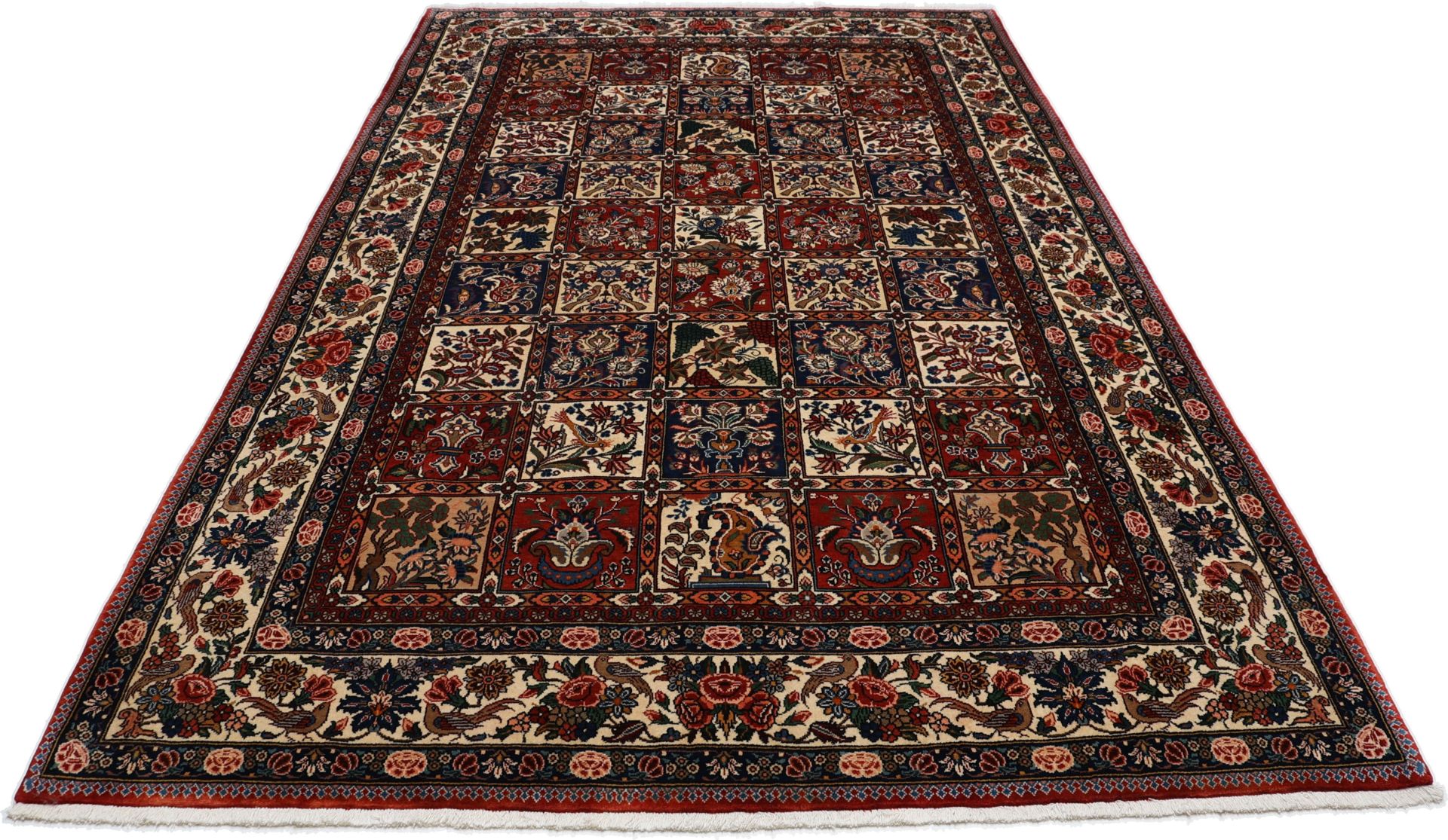 Bakhtiari Perserteppich 208 × 310 cm aus Wolle, handgeknüpft