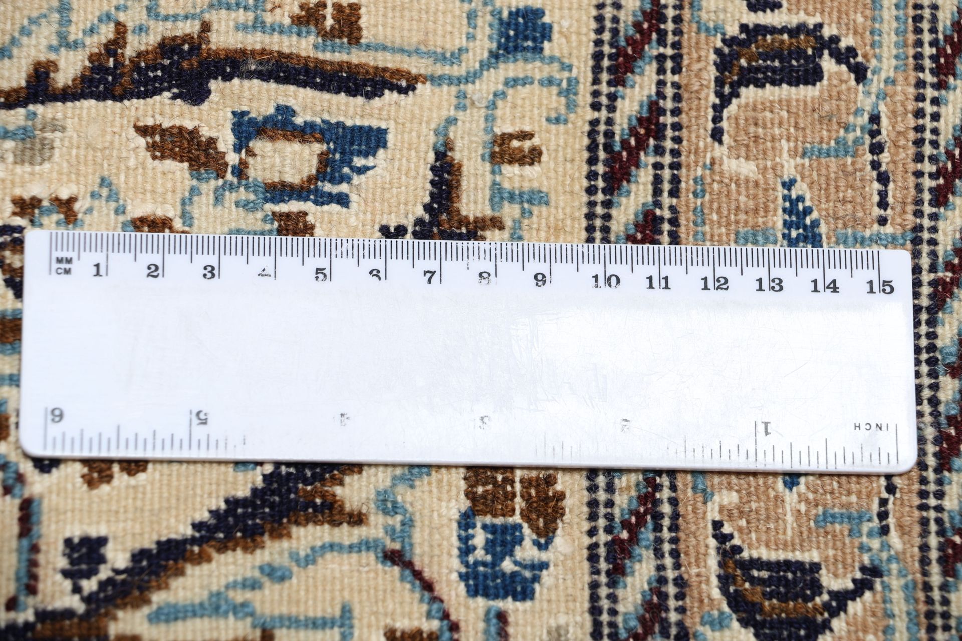 Handgeknüpfter Nain Perserteppich, 193 × 290 cm, Wolle