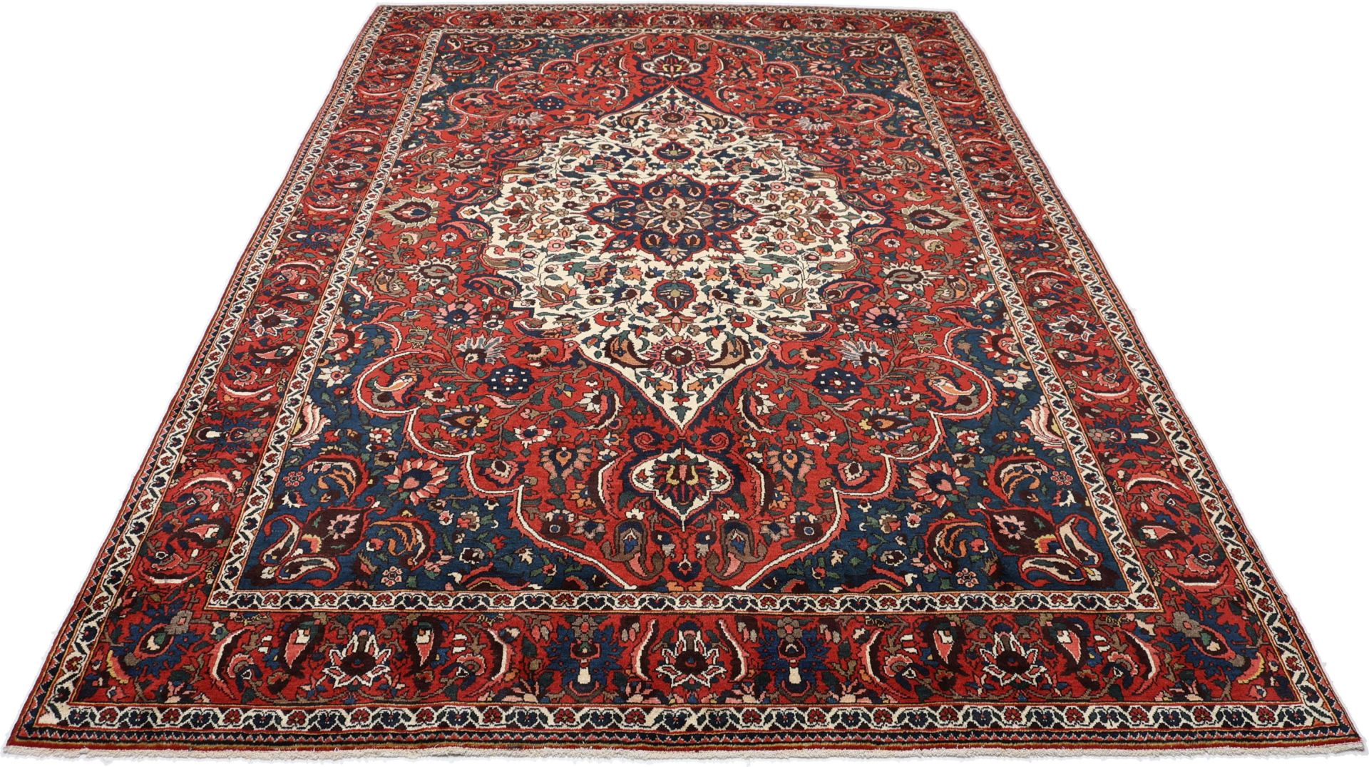 Bakhtiari Perserteppich 208 × 305 cm aus Wolle, handgeknüpft